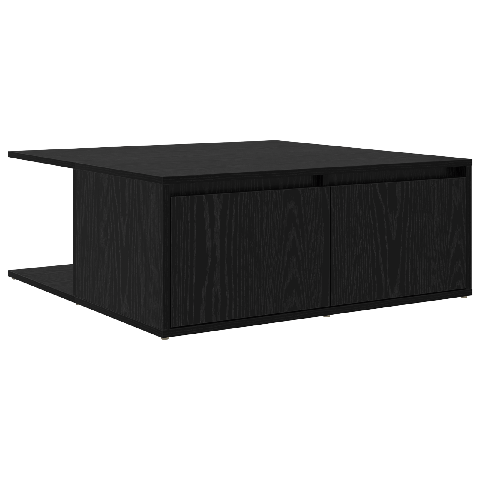 Masa de cafea Stejar negru 80 x 80 x 31 cm Lemn compozit — imaginea 2