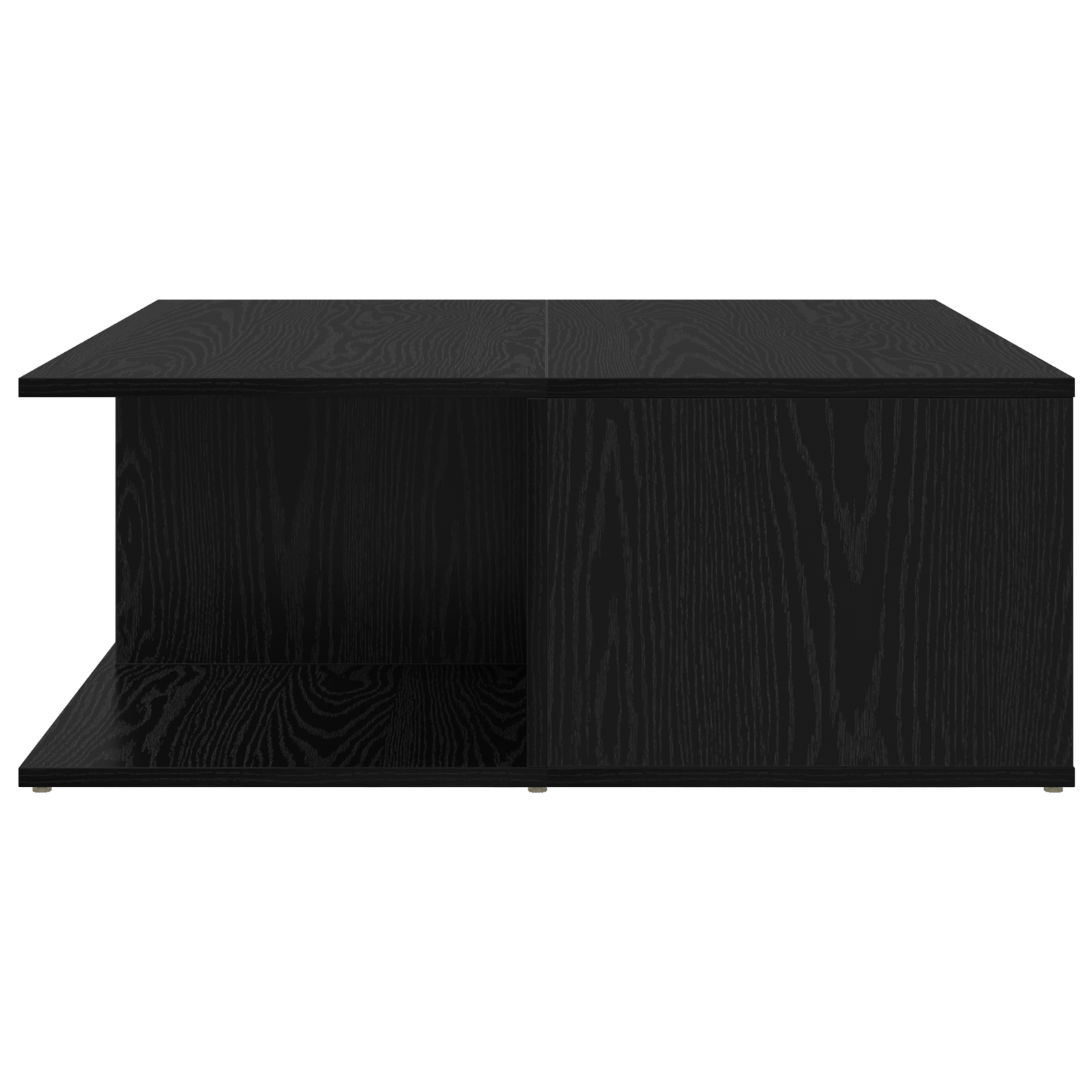 Masa de cafea Stejar negru 80 x 80 x 31 cm Lemn compozit — imaginea 7
