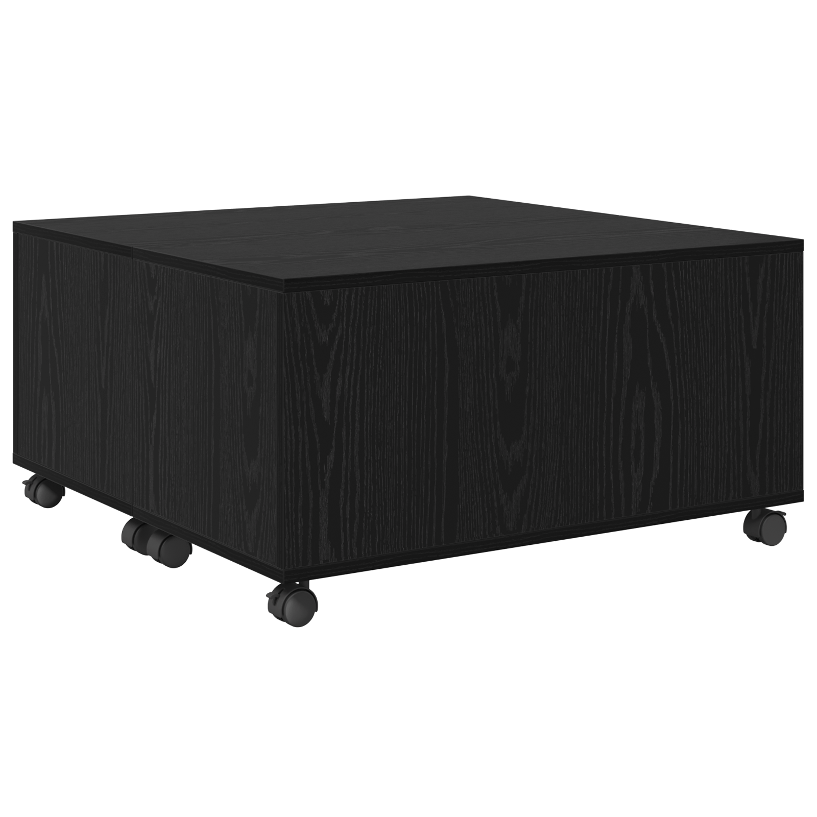 Masa de cafea Stejar negru 75 x 75 x 38 cm Lemn compozit — imaginea 2