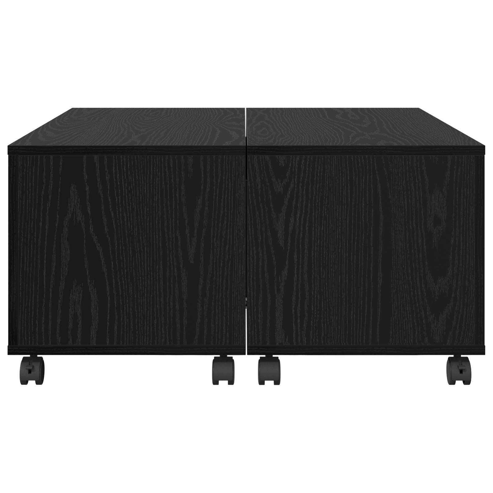 Masa de cafea Stejar negru 75 x 75 x 38 cm Lemn compozit — imaginea 7
