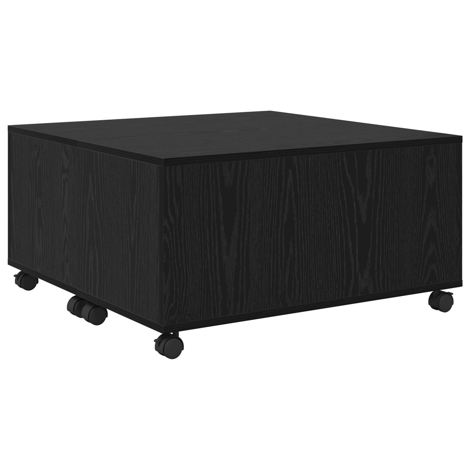 Masa de cafea Stejar negru 75 x 75 x 38 cm Lemn compozit — imaginea 8