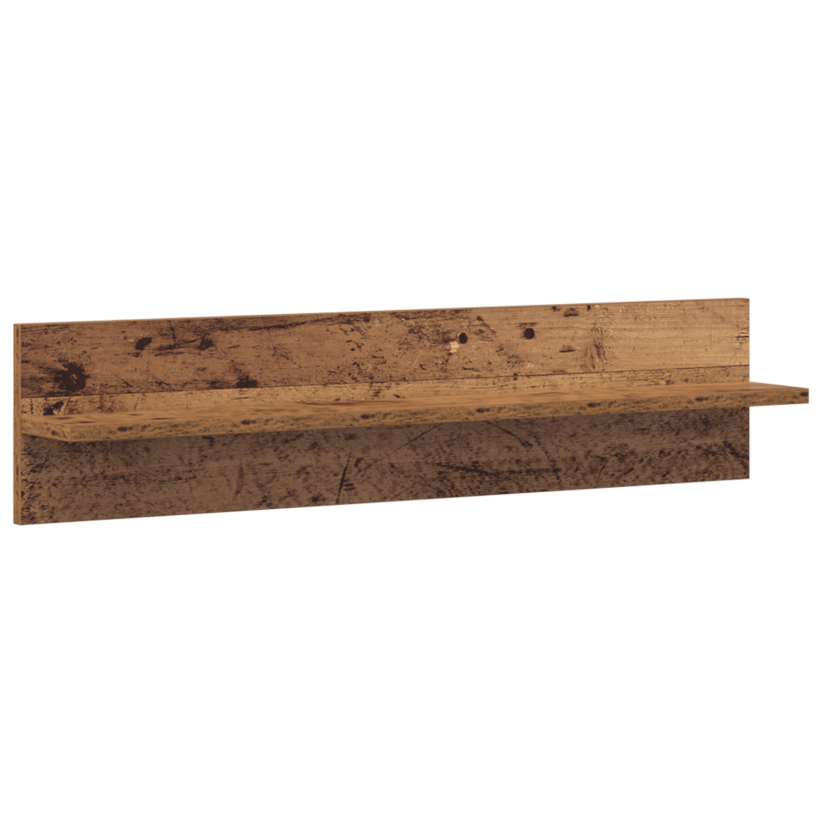 Semele de perete cu raft 2 pcs Lemn vechi 80 x 11.5 x 18 cm — imaginea 5