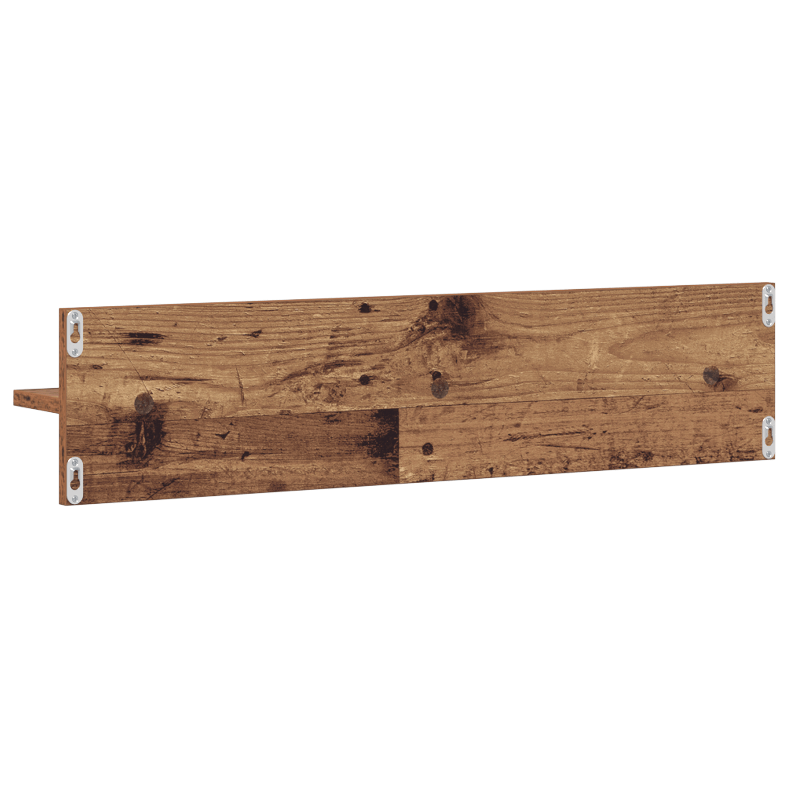 Semele de perete cu raft 2 pcs Lemn vechi 80 x 11.5 x 18 cm — imaginea 8