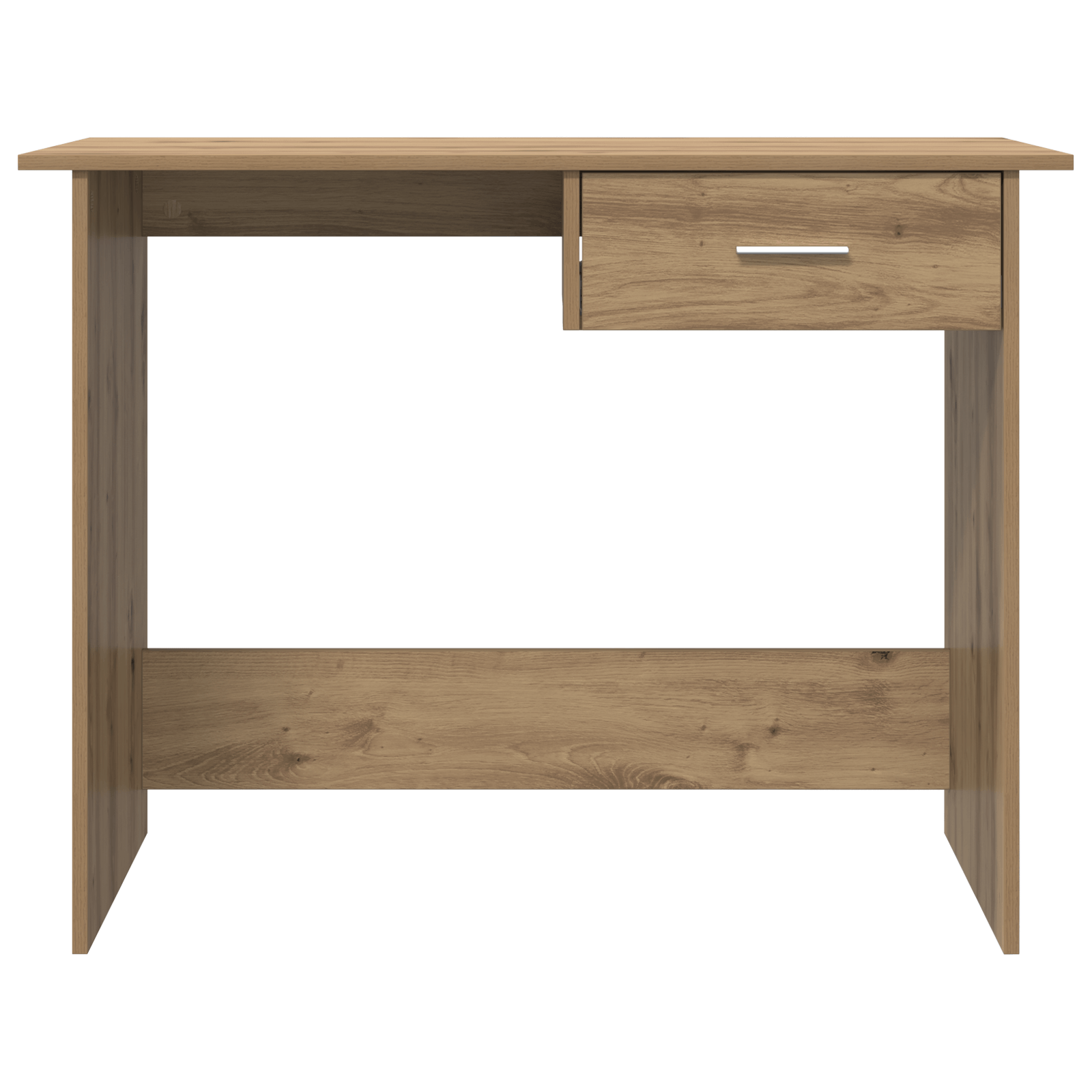 Birou cu sertar stejar artizanal 100 x 50 x 76 cm Lemn compozit — imaginea 6