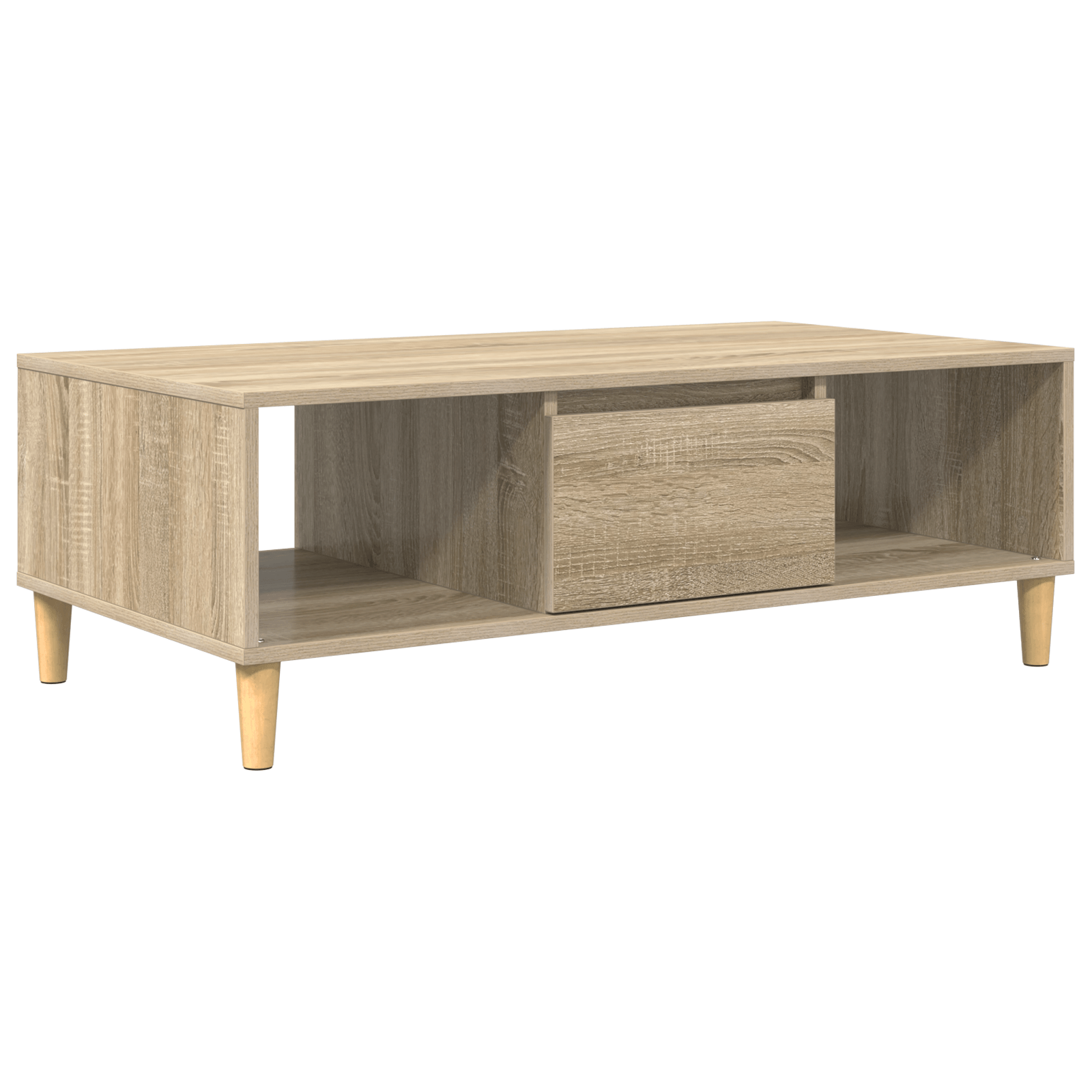 cu depozitare cu usa Stejar sonoma 103.5 x 60 x 35 cm Lemn compozit — imaginea 2