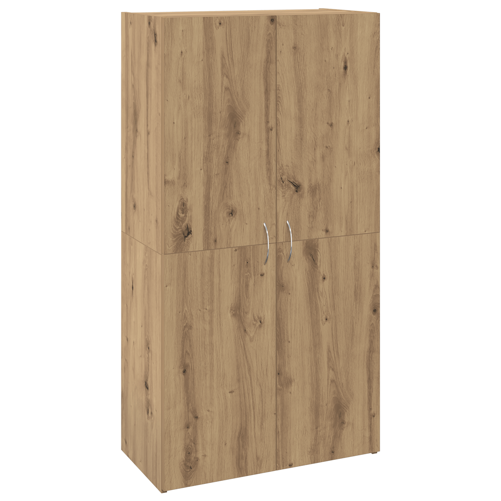 Dulap de birou stejar artizanal 60 x 32 x 115 cm Lemn compozit — imaginea 2