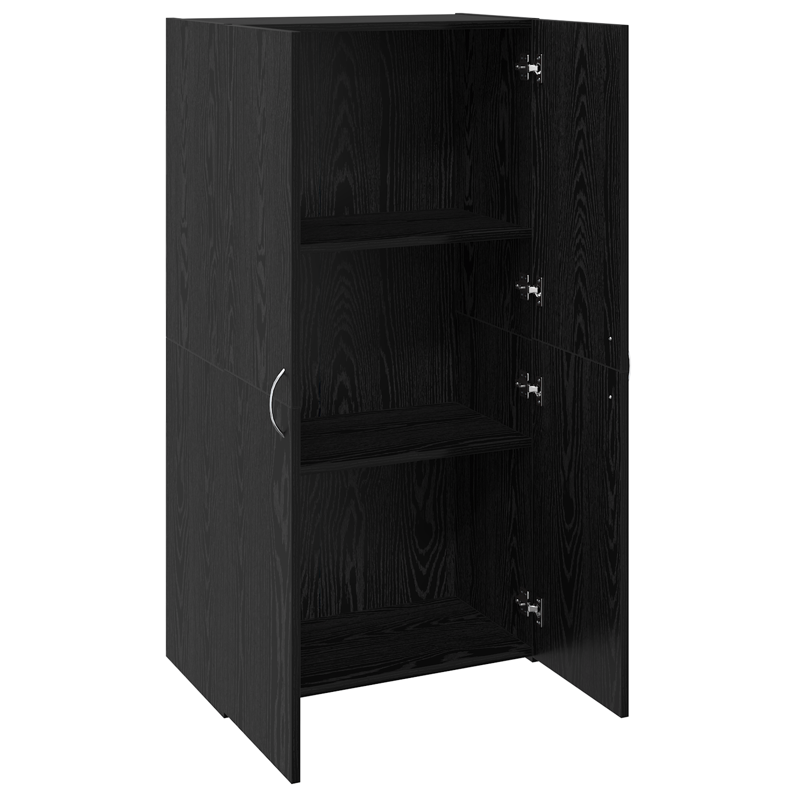 Dulap de birou Stejar negru 60 x 32 x 115 cm Lemn compozit — imaginea 5