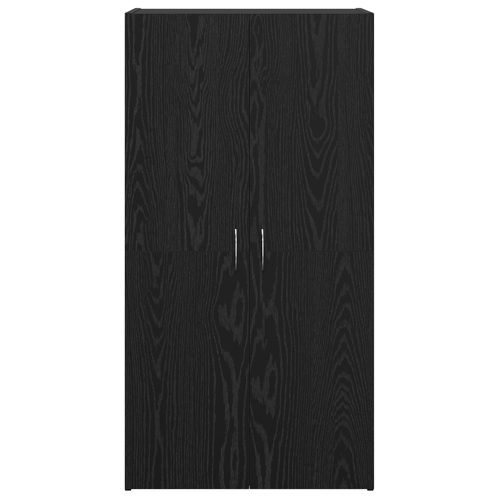 Dulap de birou Stejar negru 60 x 32 x 115 cm Lemn compozit — imaginea 6