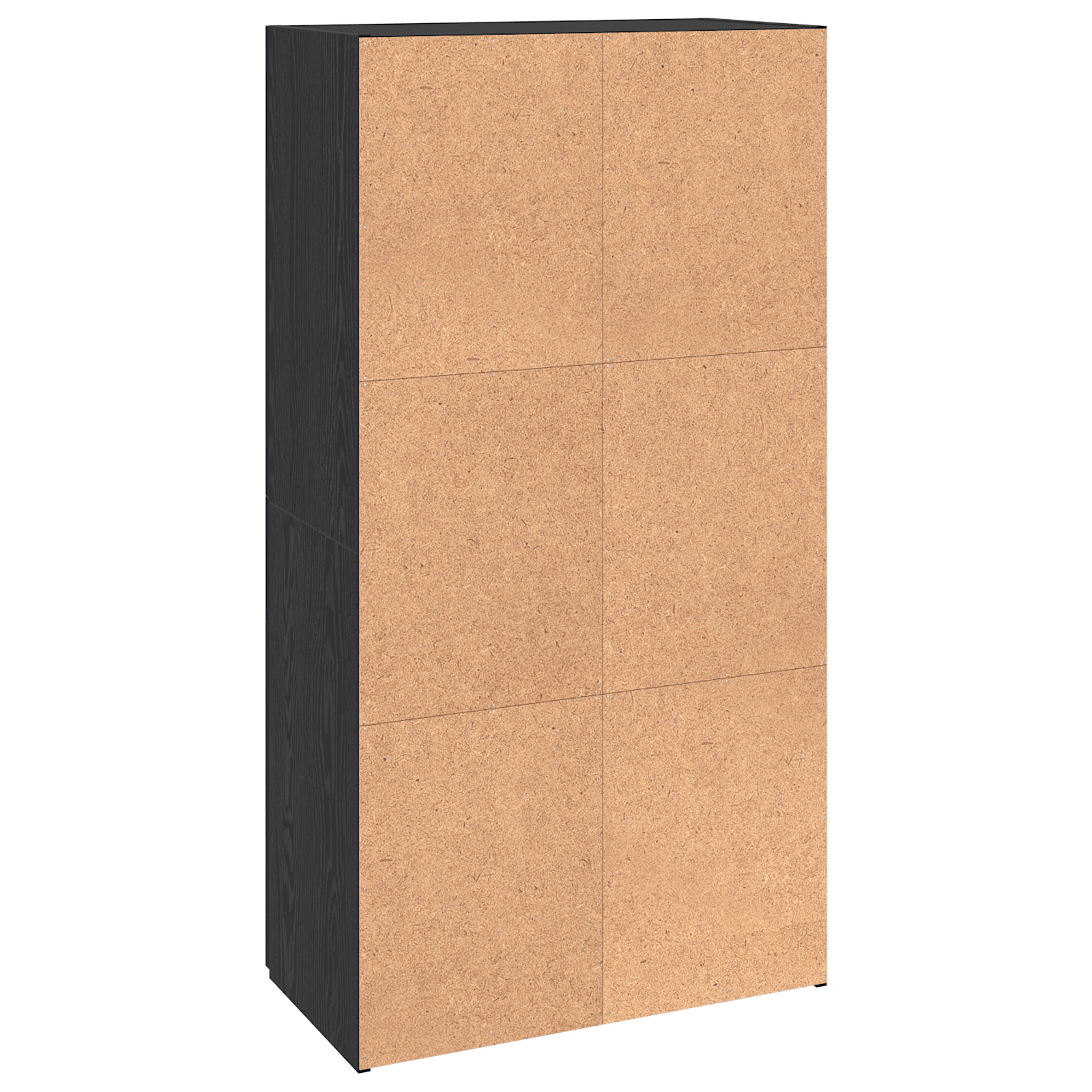 Dulap de birou Stejar negru 60 x 32 x 115 cm Lemn compozit — imaginea 8