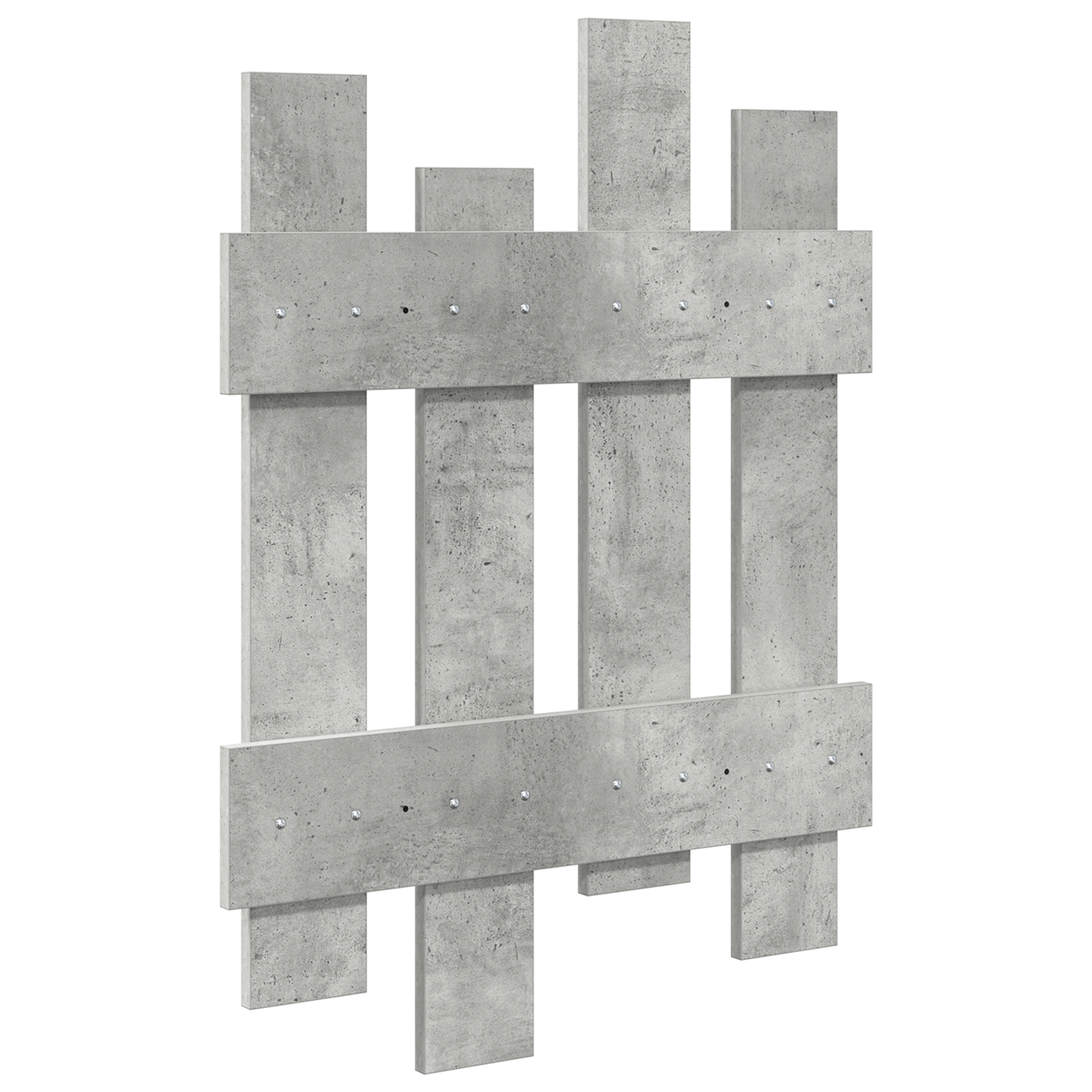 Racator de paltoane montat pe perete Gri Betonal 60 x 3 x 82 cm — imaginea 7