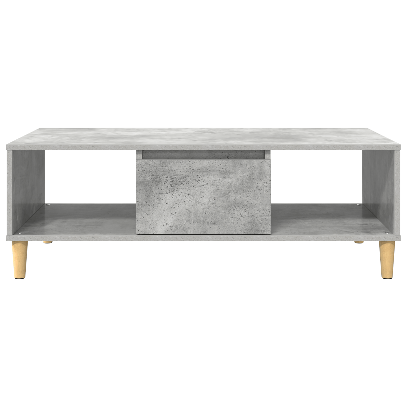cu depozitare cu usa Gri beton 103.5 x 60 x 35 cm Lemn compozit — imaginea 6