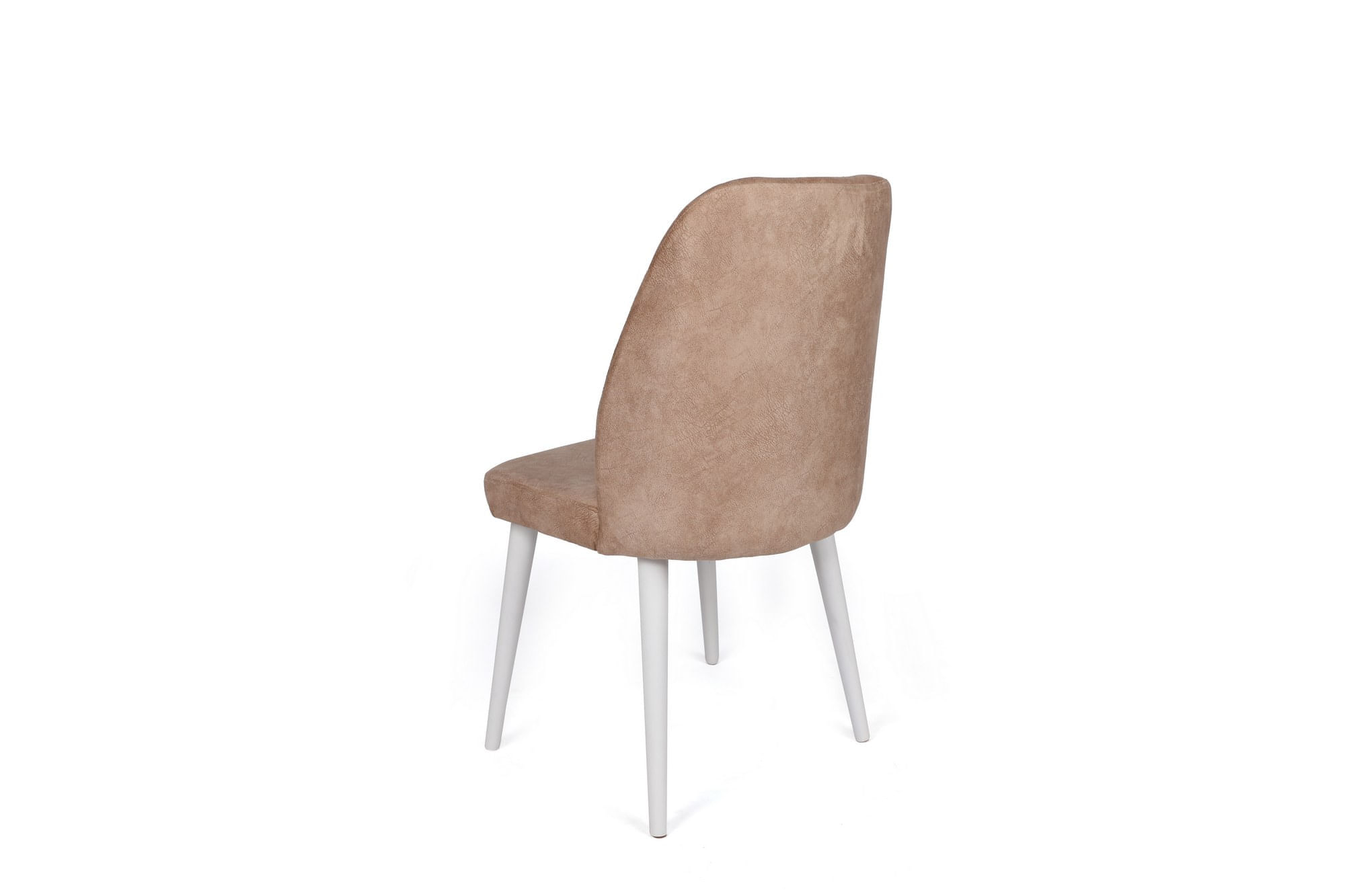 Set scaune, Hanah Home, catifea, vizon si alb, 50x49x90 cm — imaginea 3