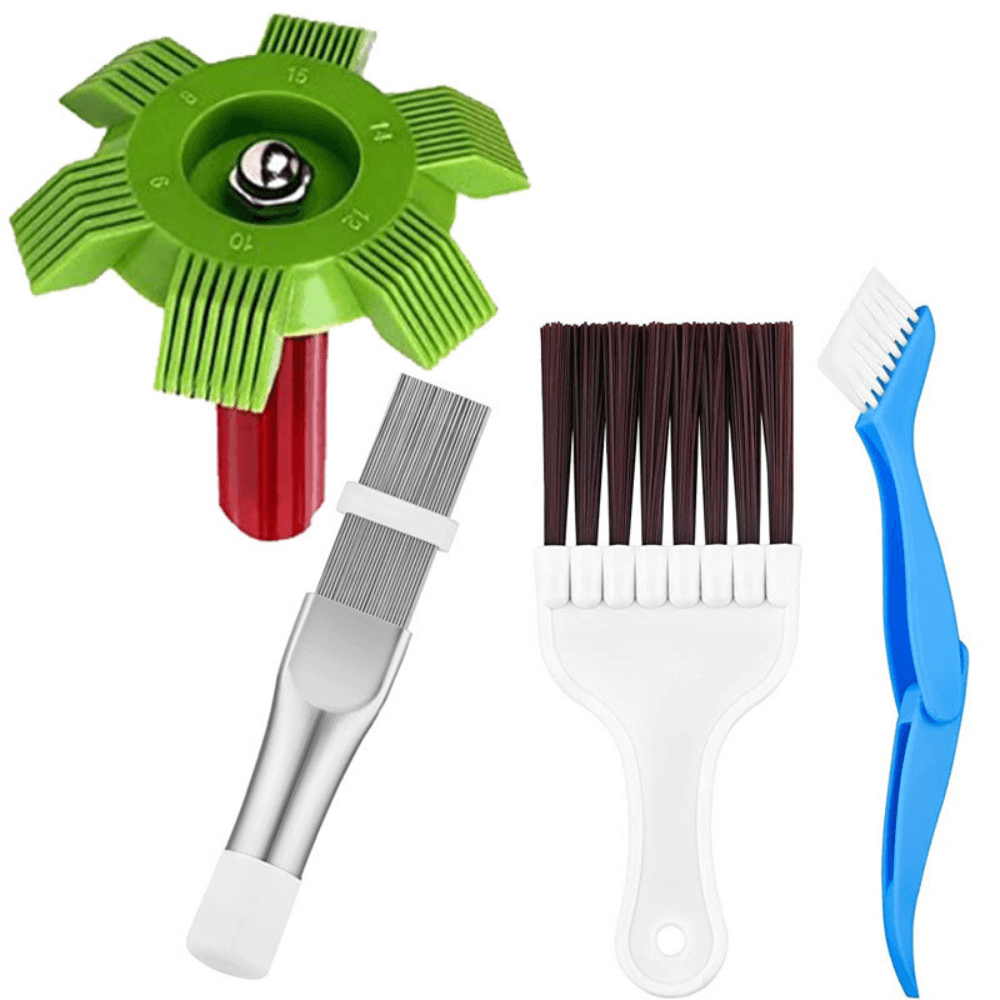 Kit perii dure pentru curatare vaporizatoare aer conditionat, radiatoare auto, schimbatoare caldura, grile aerisire