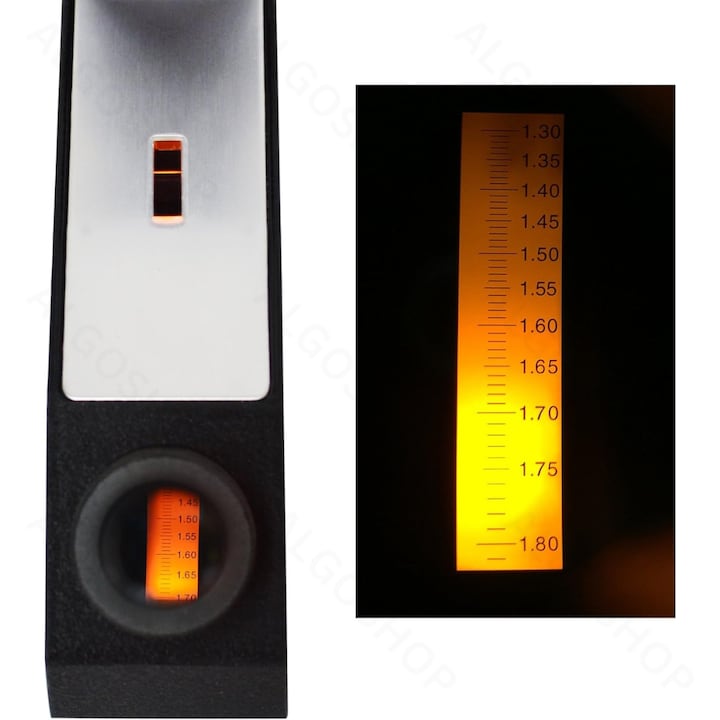 Refractometru optic gemologic, Tester pentru verificare si identificare pietre pretioase prin masurare indici refractie