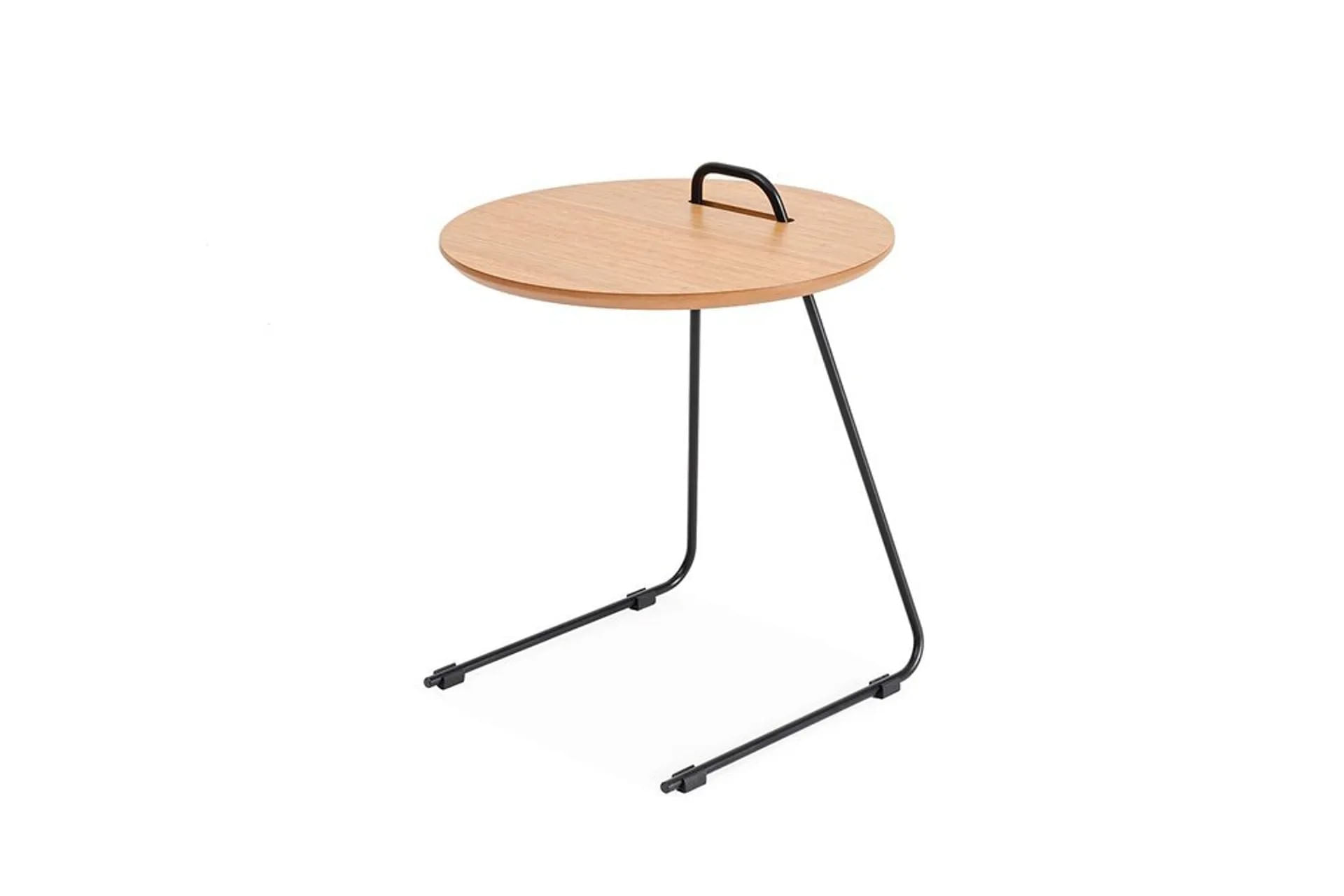 Set masute de cafea, Hanah Home, mdf, natural, 3 bucati, 45x59x45 cm — imaginea 8