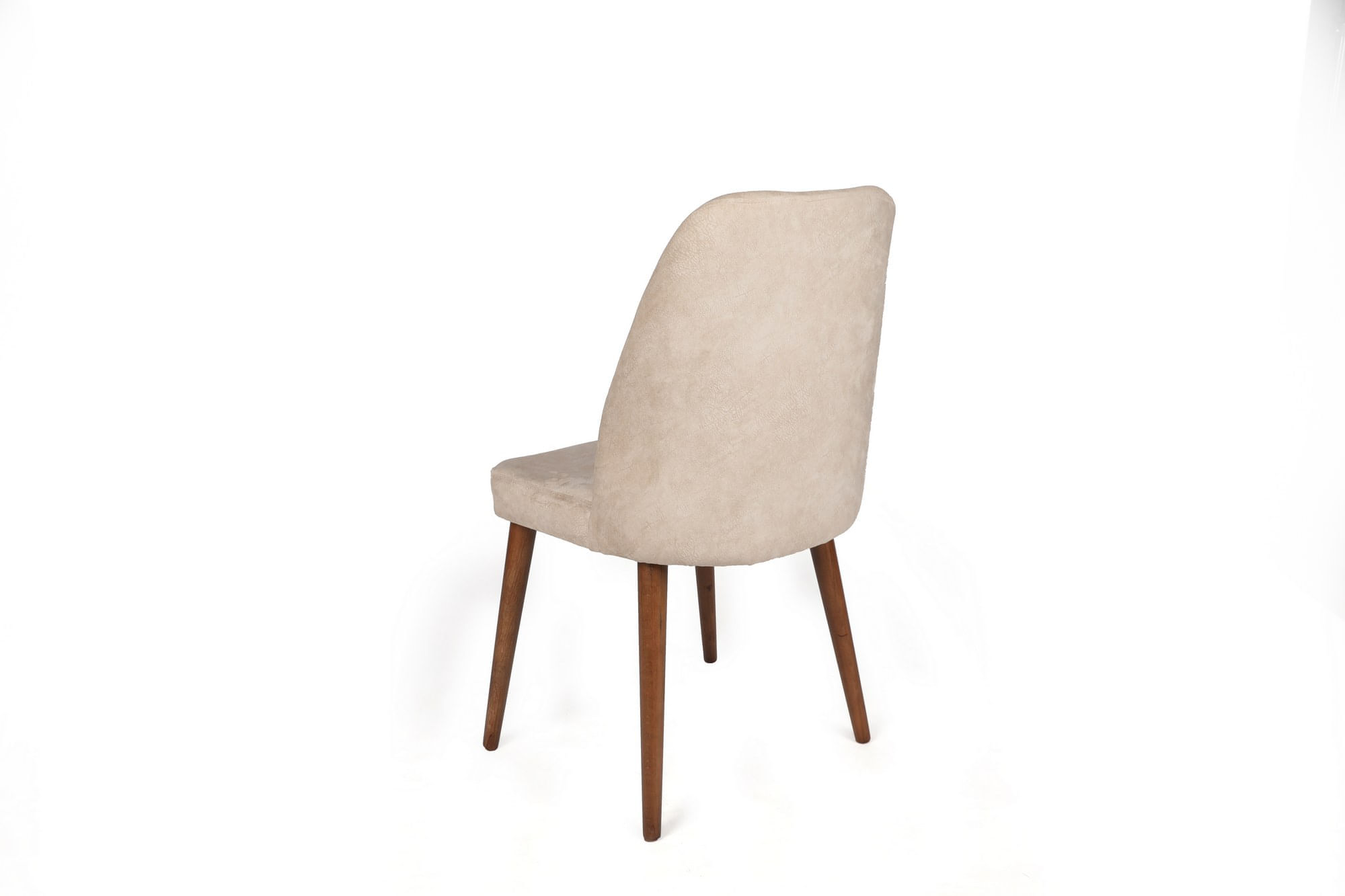 Set scaune, Hanah Home, catifea, bej nuc, 50x49x90 cm, 974NMB1657 — imaginea 3