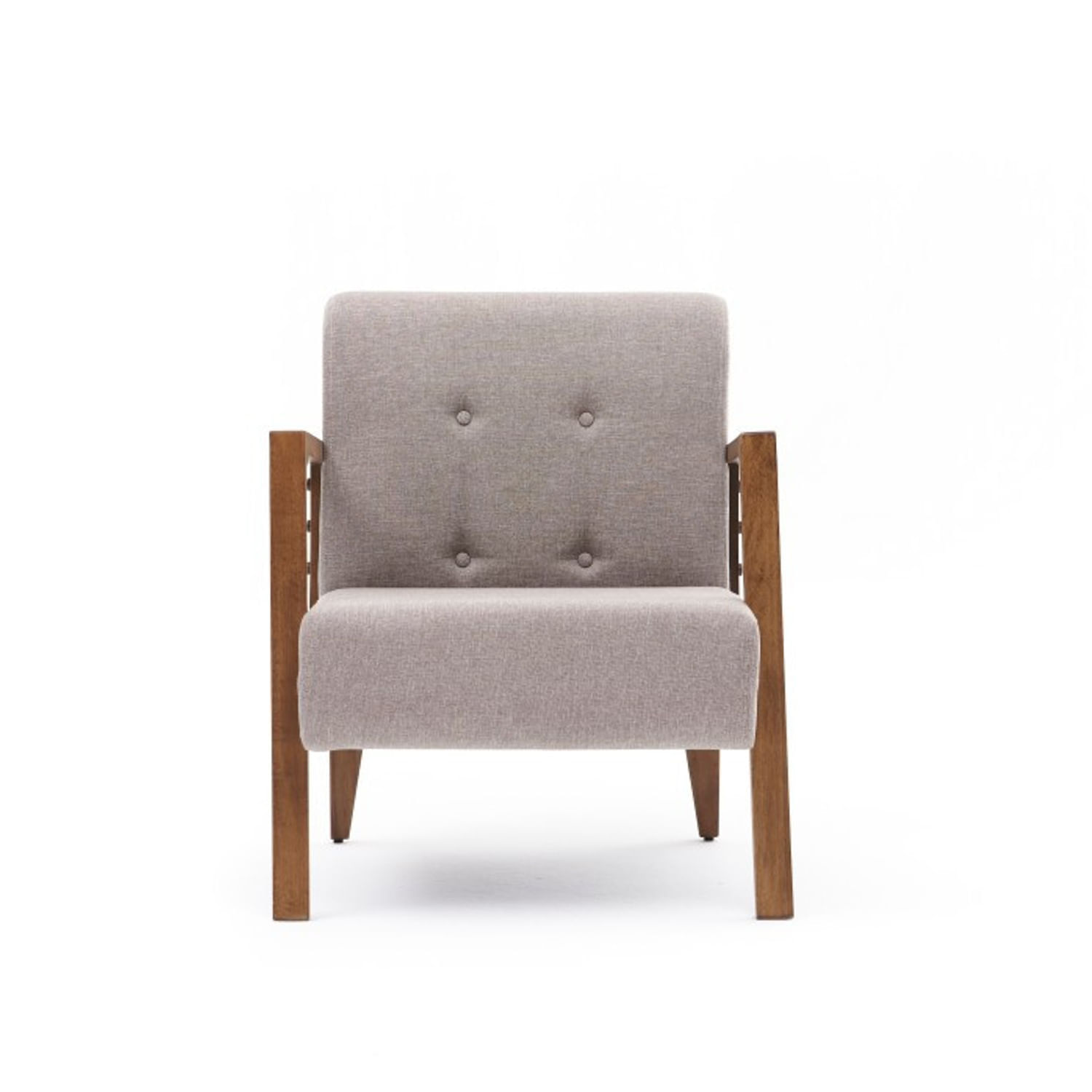 Fotoliu Hanah Home lemn fag crem 69x80x83 cm