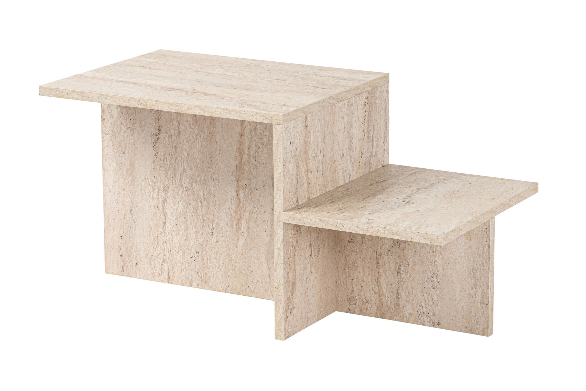 Masuta de cafea, Hanah Home, pal melaminat, travertin, 90x45x40 cm