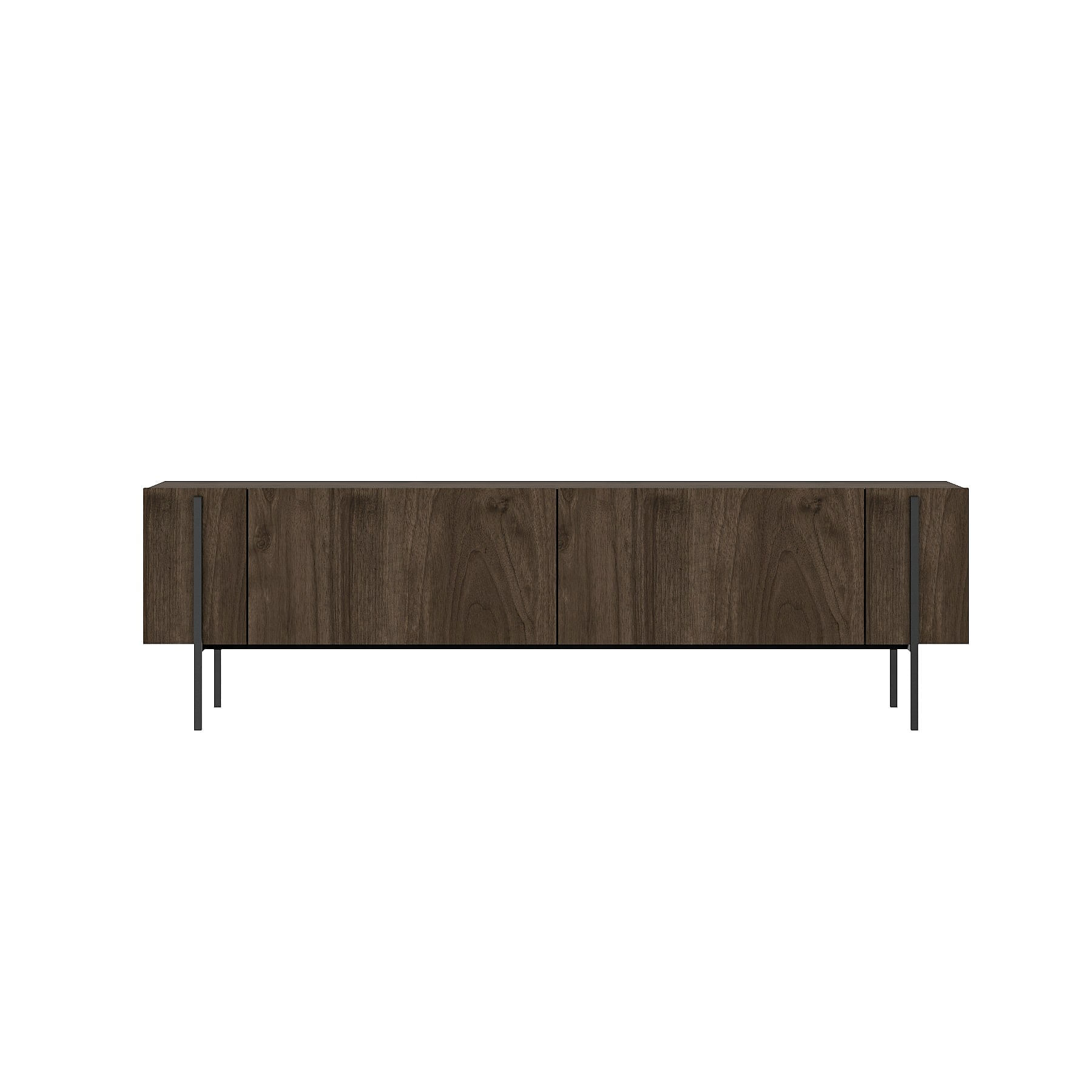 Comoda tv, Hanah Home, pal melaminat, nuc, 160x45.6x31.4 cm