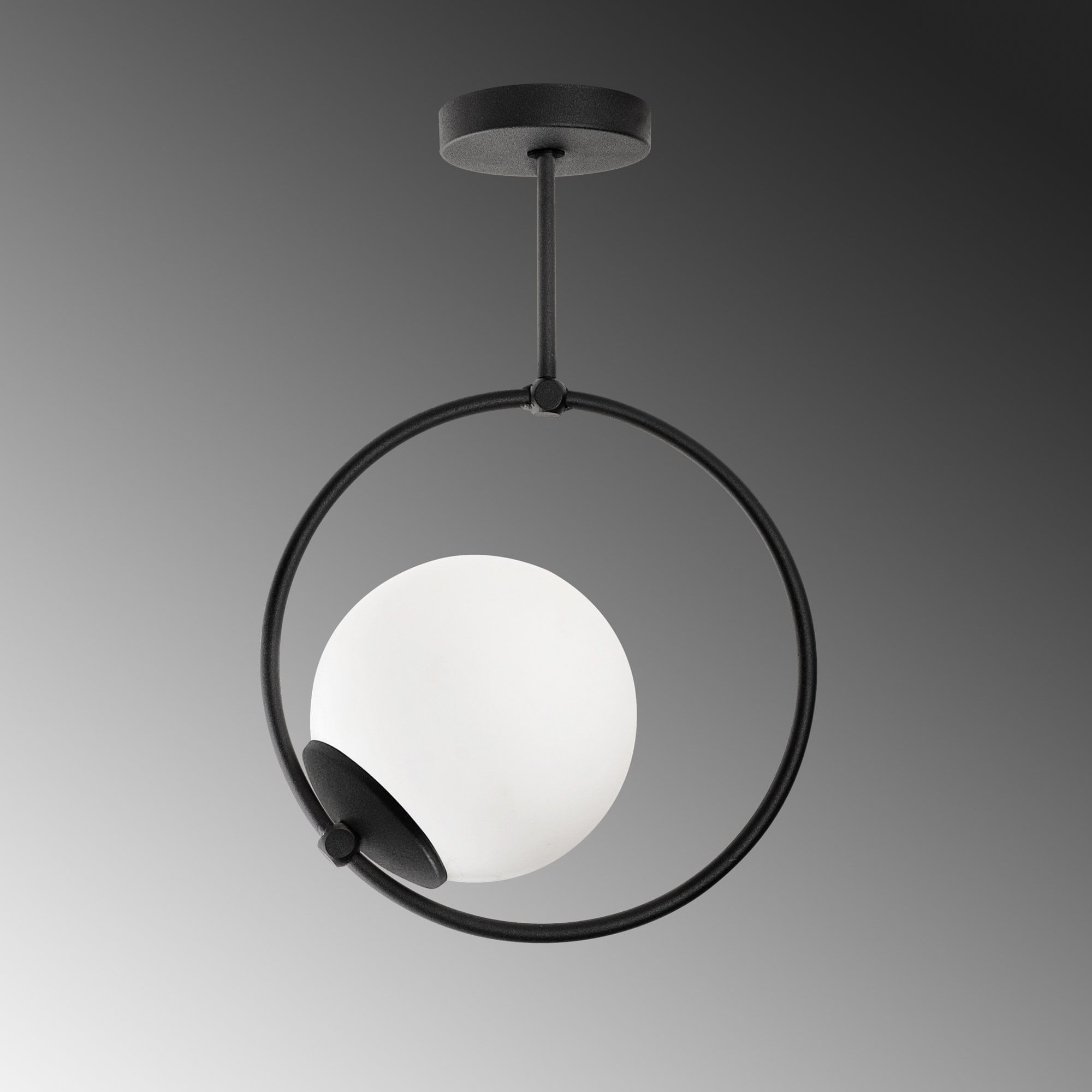 Lustra, Opviq, metal, negru, 26x15x39 cm - 3 | YEO