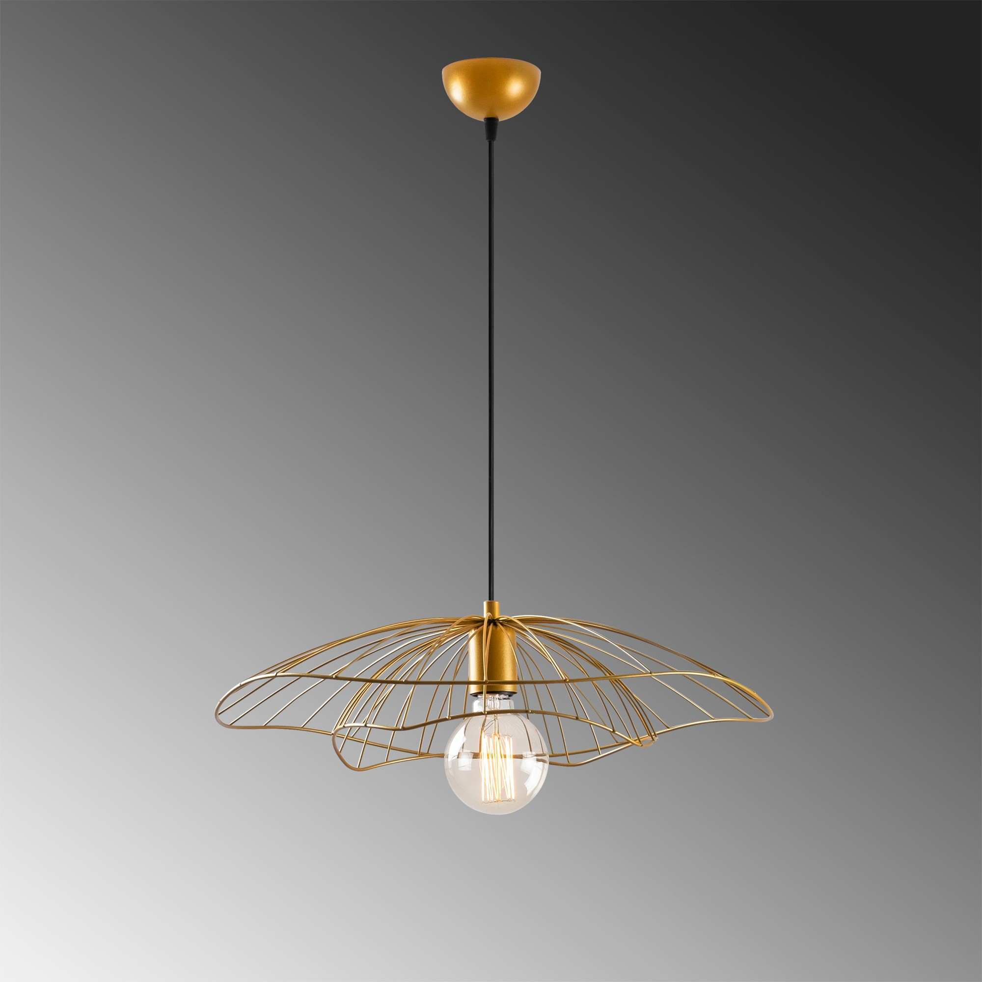 Candelabru, Opviq, metal, auriu, 50x111 cm - 5 | YEO