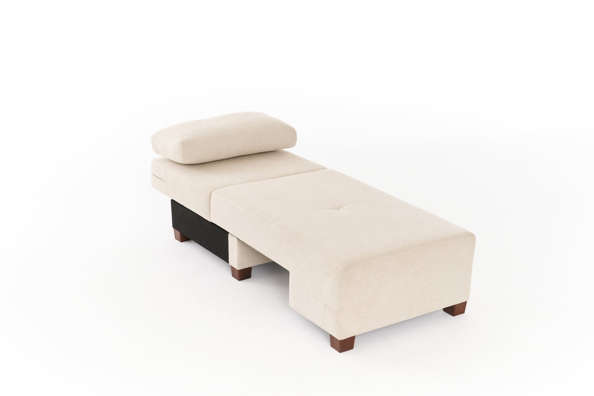 Canapea extensibila 3 locuri, Atelier Del Sofa, chenille, crem, 233x93x83 cm - 3 | YEO