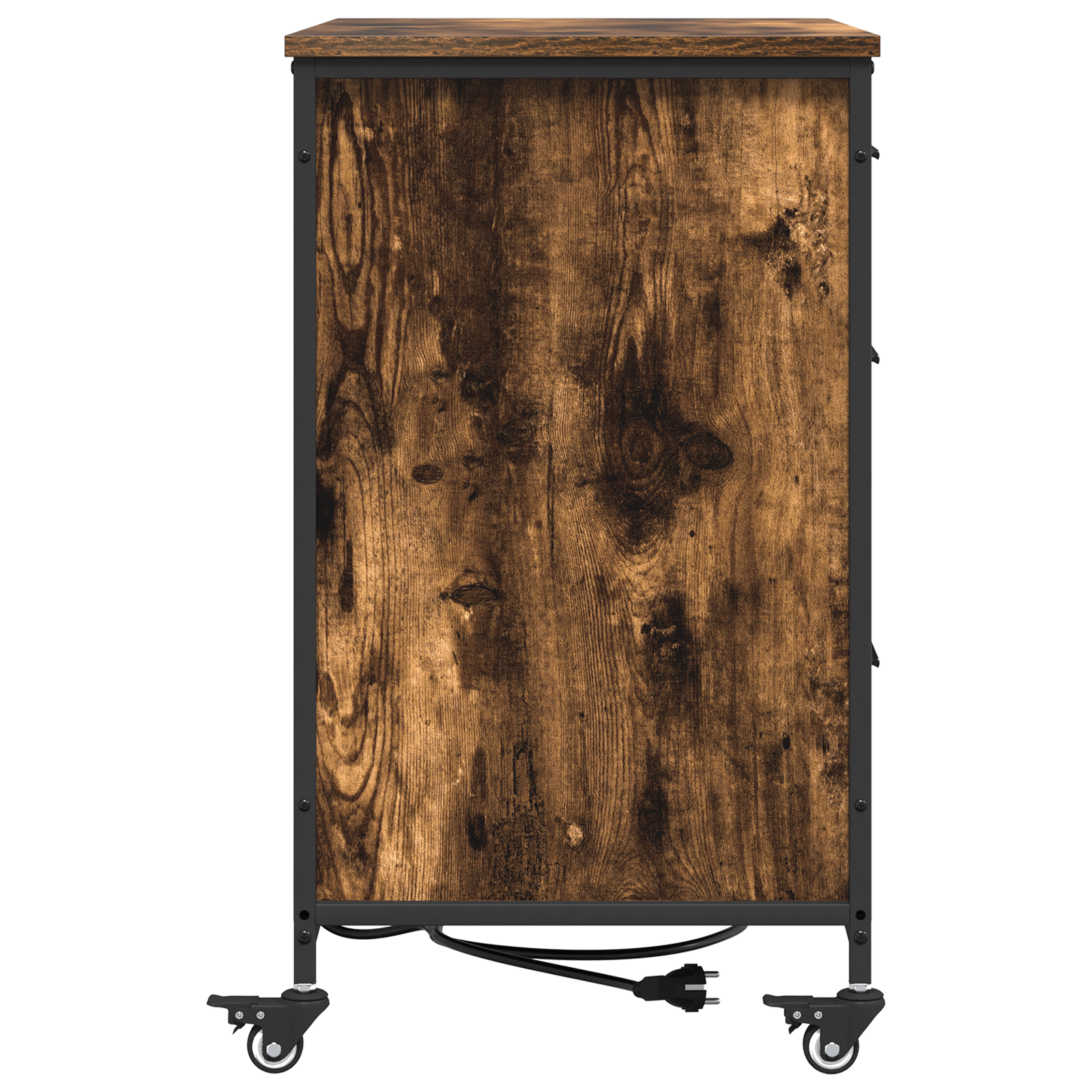 Dulap de birou Stejar afumat 76 x 41 x 72 cm Lemn compozit — imaginea 6