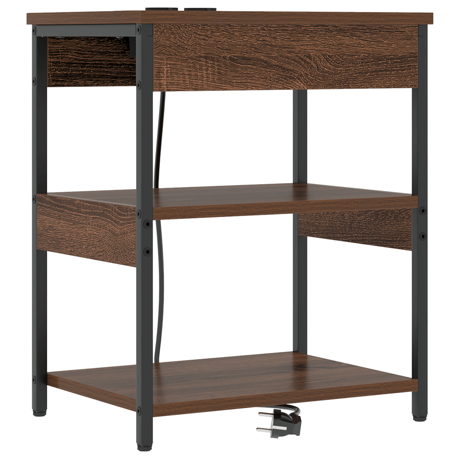 Noptiere 2 pcs Stejar brun 41 x 31 x 51 cm Lemn compozit — imaginea 5