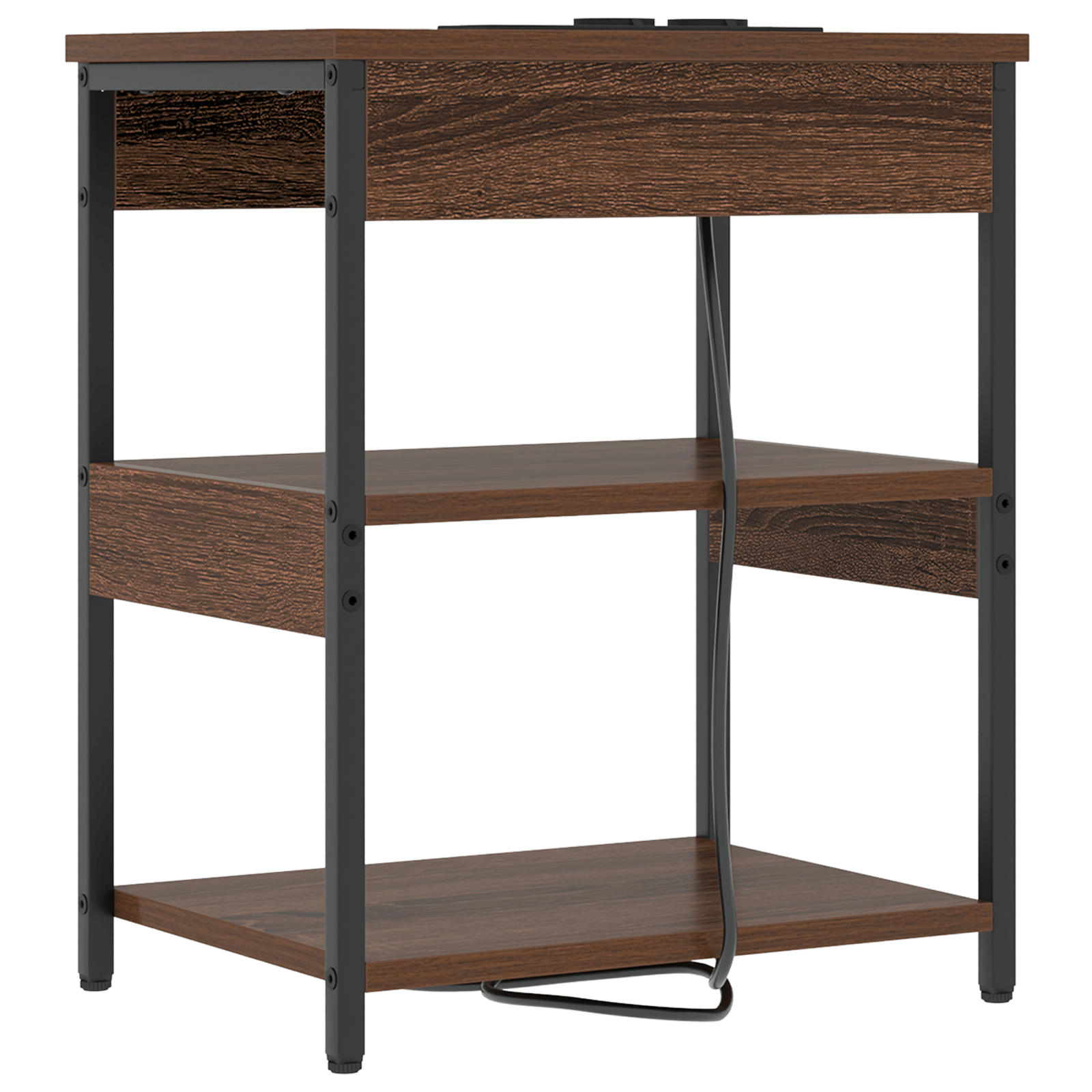 Noptiere 2 pcs Stejar brun 41 x 31 x 51 cm Lemn compozit — imaginea 8