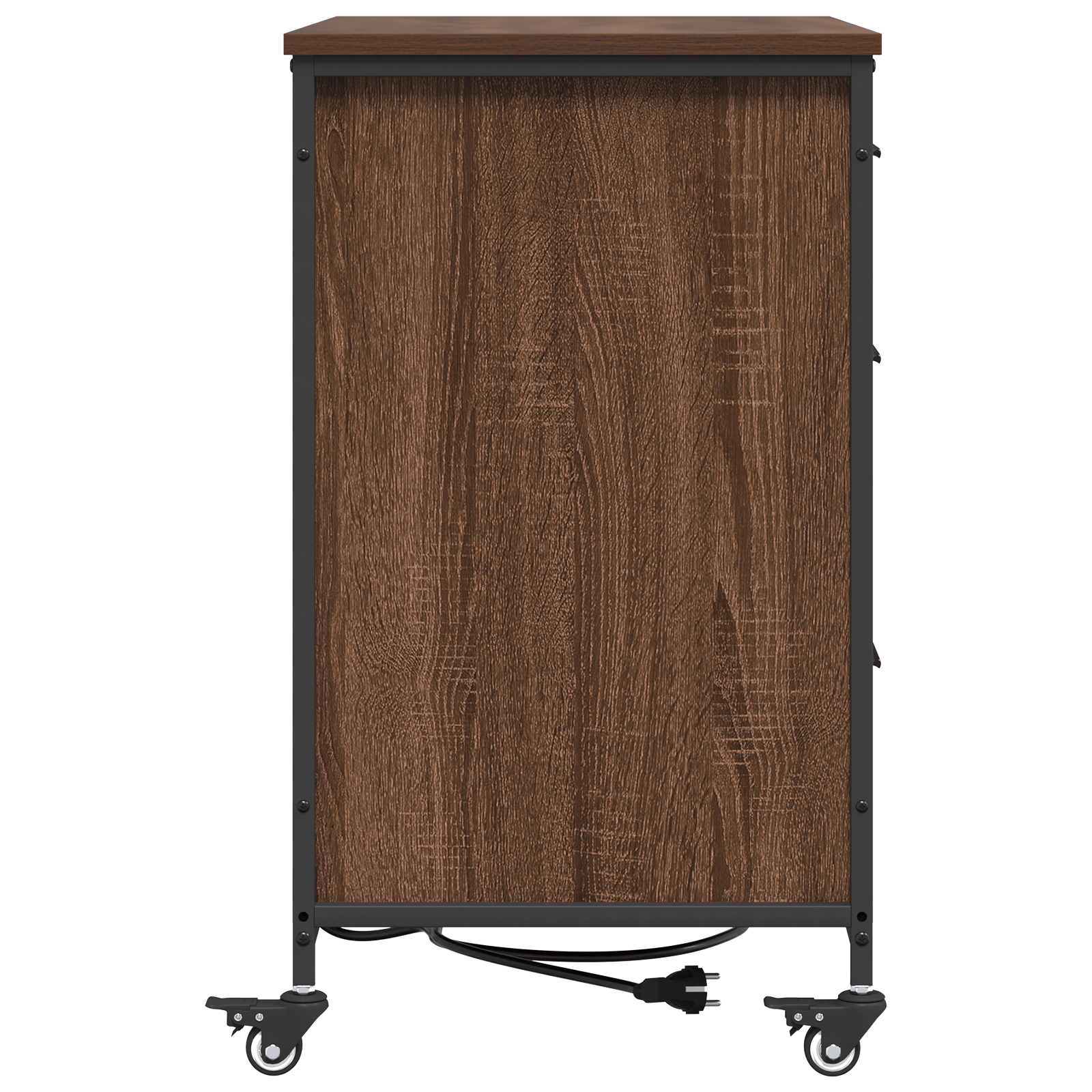 Dulap de birou Stejar brun 76 x 41 x 72 cm Lemn compozit — imaginea 6