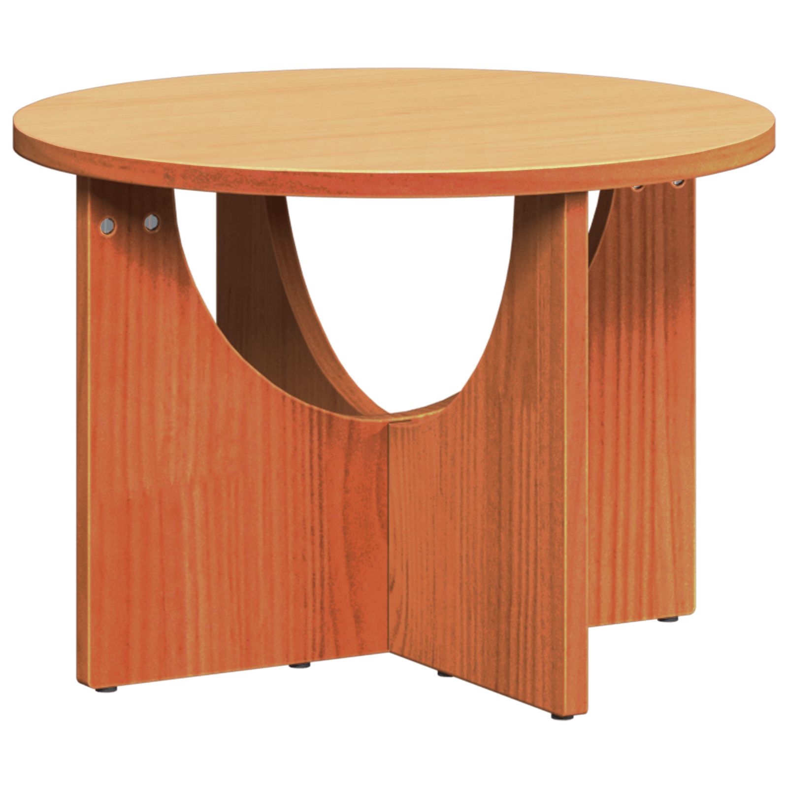 Masa de cafea Maro 50 x 50 x 35 cm Lemn de brad solid — imaginea 2