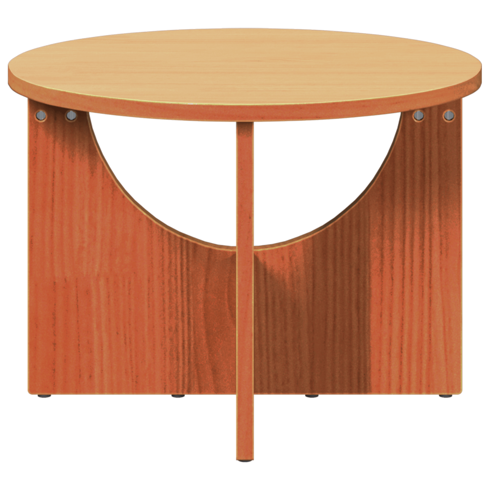 Masa de cafea Maro 50 x 50 x 35 cm Lemn de brad solid — imaginea 5
