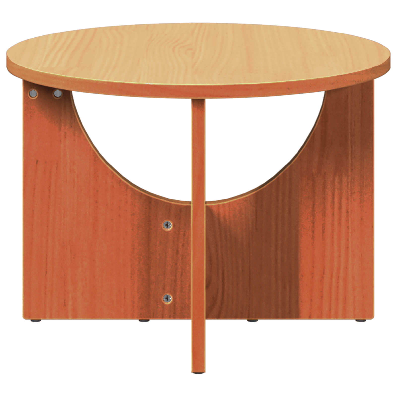 Masa de cafea Maro 50 x 50 x 35 cm Lemn de brad solid — imaginea 6