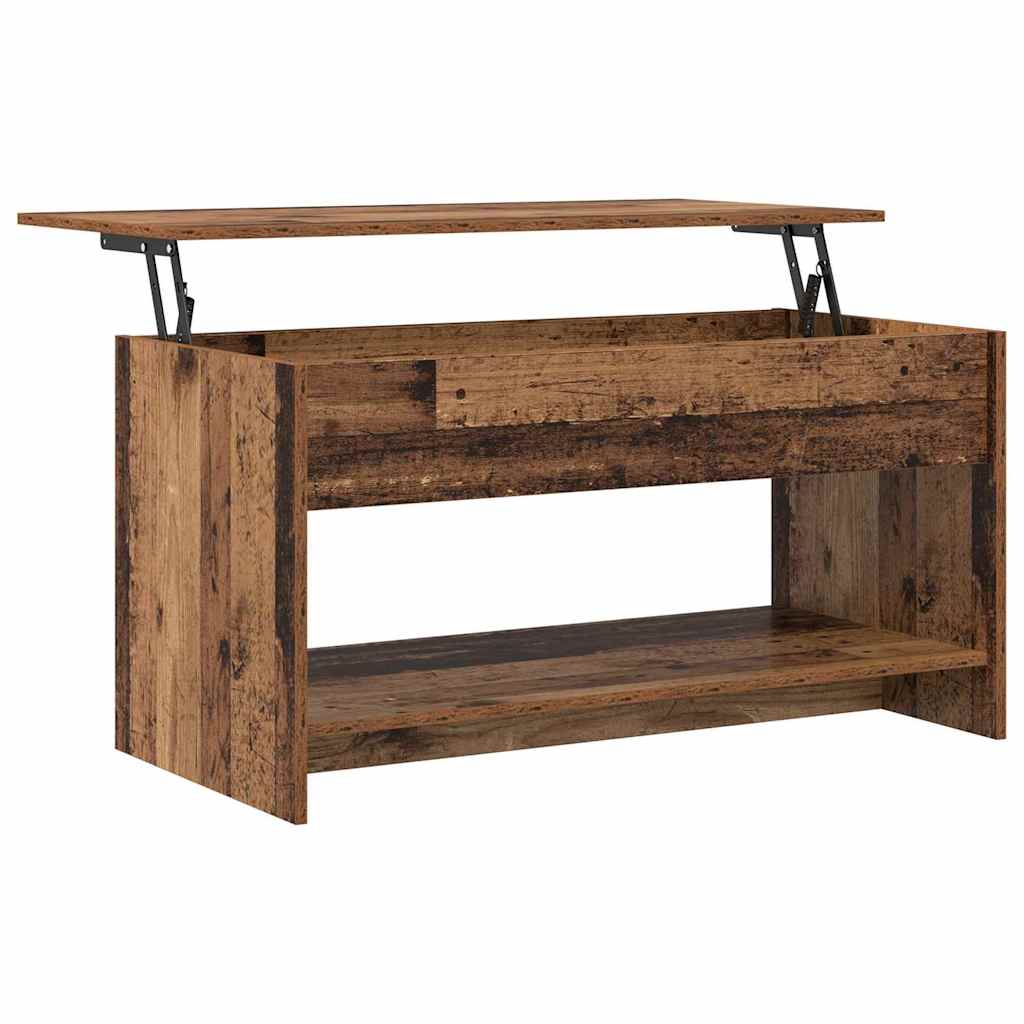 Masa de cafea Lemn vechi 102 x 50 x 52.5 cm Lemn compozit — imaginea 5