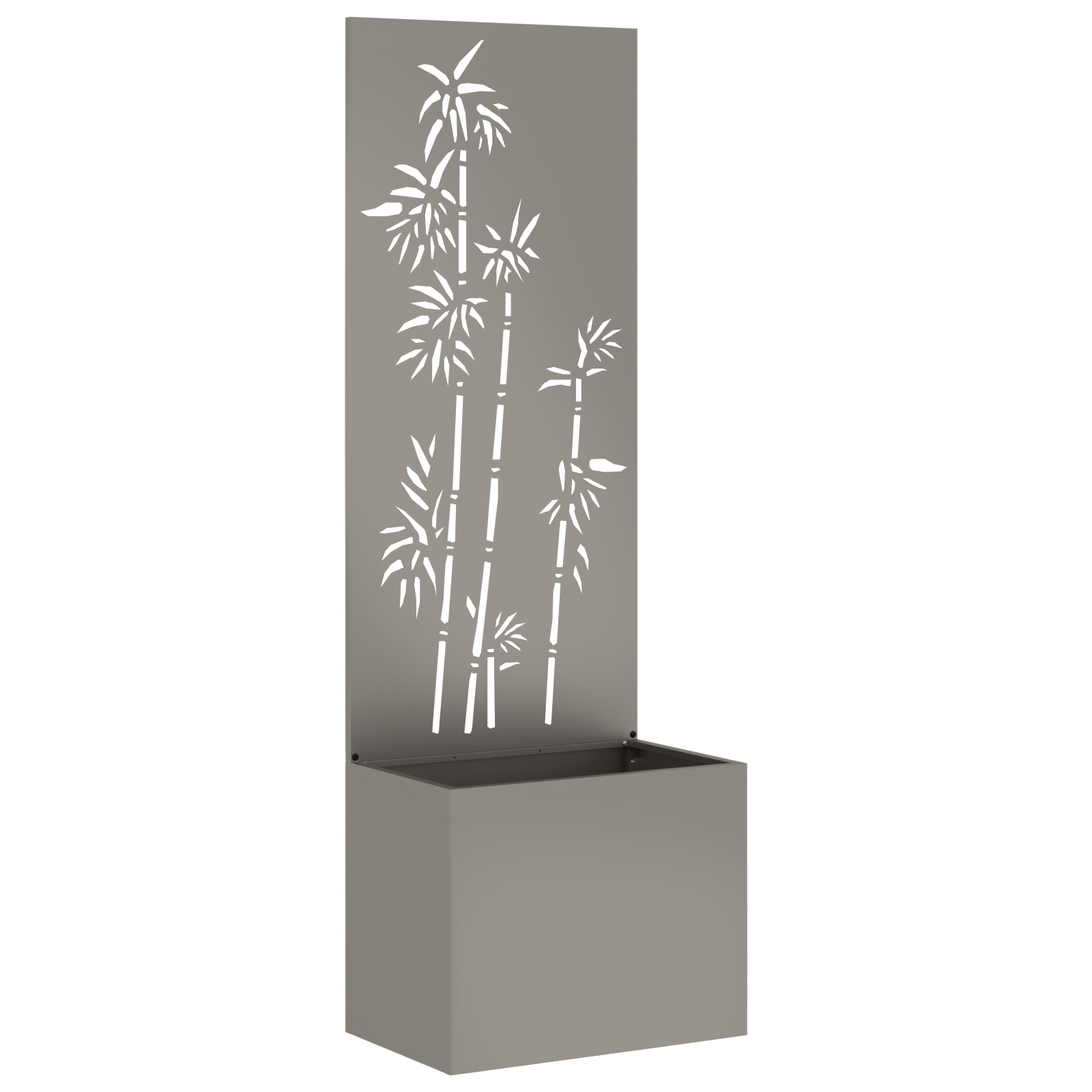 Ghiveci de Gradina cu Panou Decorativ Ruginit 50 x 140 cm — imaginea 4