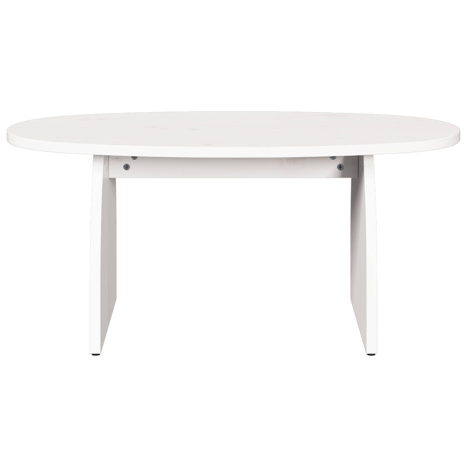 Masa de cafea Alb 80 x 40 x 35 cm Lemn de brad solid — imaginea 7