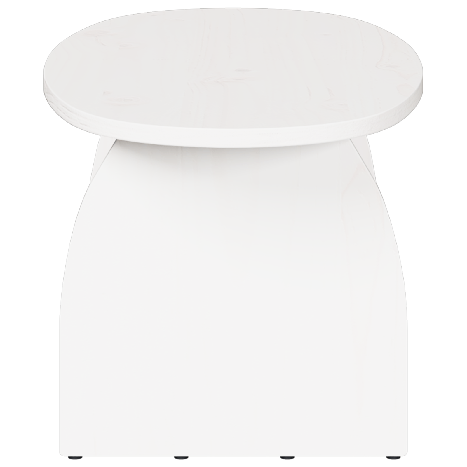 Masa de cafea Alb 80 x 40 x 35 cm Lemn de brad solid — imaginea 8