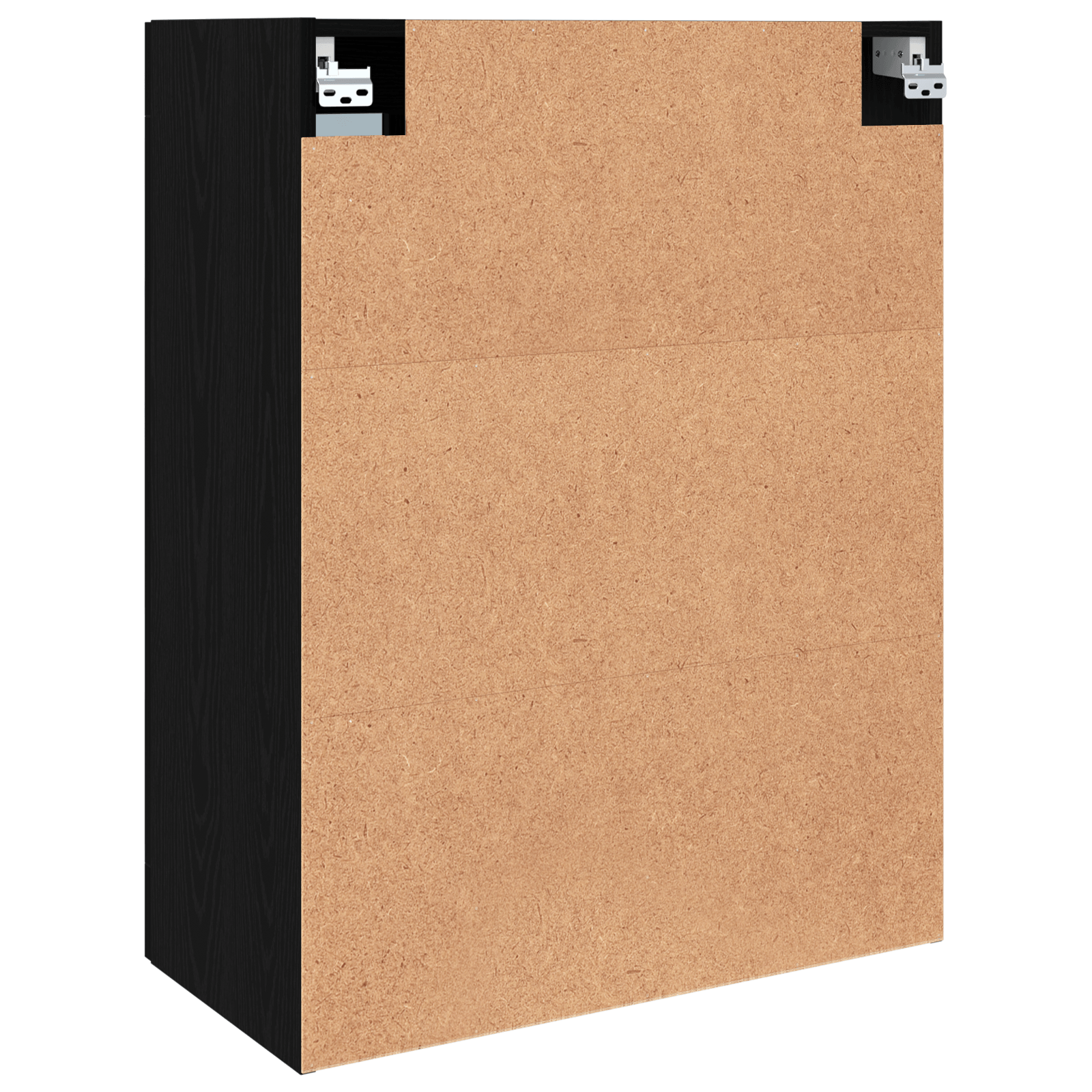 Dulap de perete suspendat Negru 69.5 x 34 x 90 cm Lemn compozit — imaginea 8