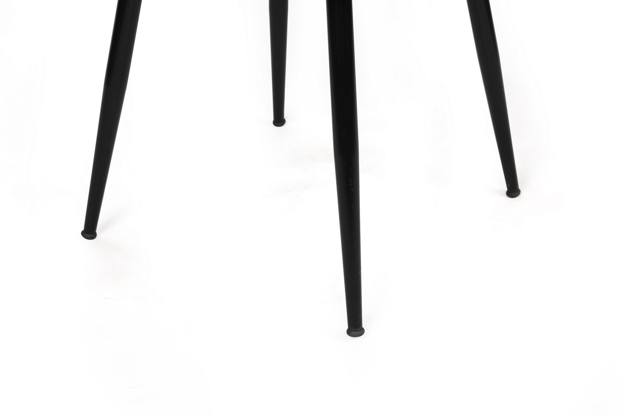 Set scaune, Hanah Home, metal, catifea, maro deschis si negru, 43x43x82 cm, 4 bucati — imaginea 7