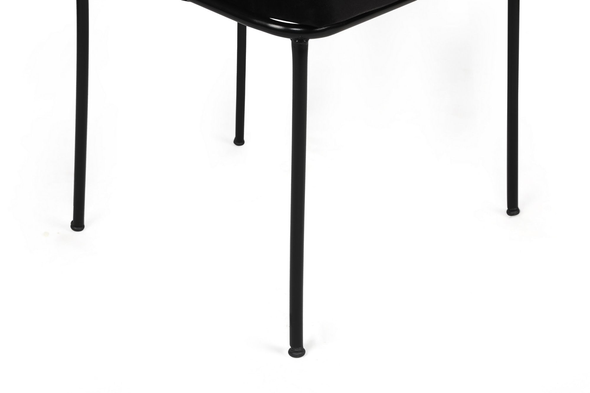 Set scaune, Hanah Home, catifea, mustar si negru, metal, 54x55x86 cm, 2 bucati — imaginea 5