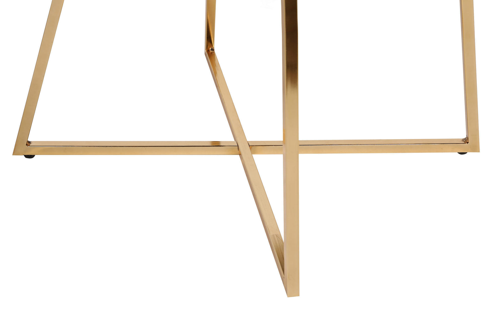 Set scaune, Hanah Home, metal, catifea sau piele ecologica, auriu maro, 50x49x90 cm, 2 bucati — imaginea 9