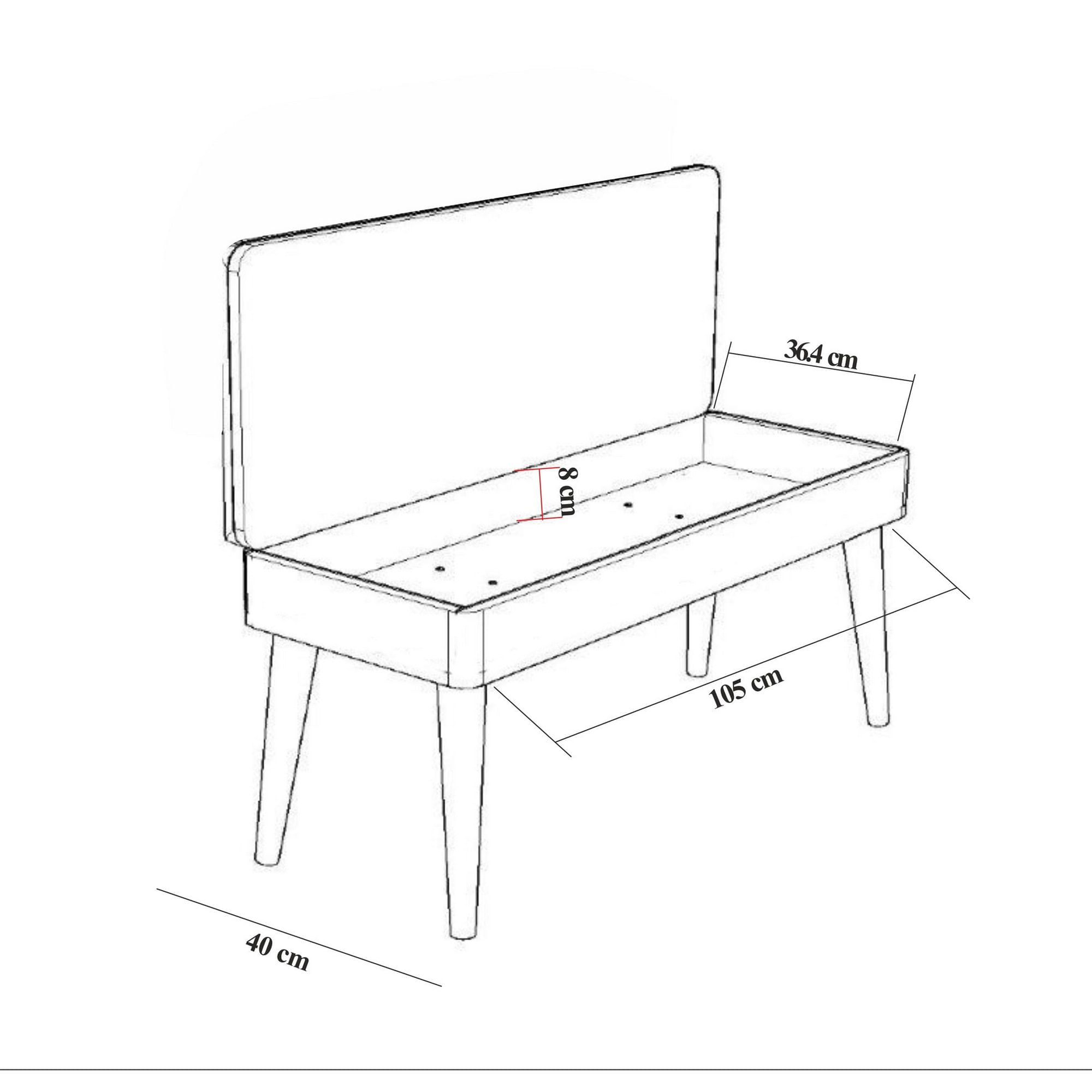 Set mobilier hol, Hanah Home, pal melaminat, sonoma si albastru inchis, 95x111x36 cm — imaginea 11