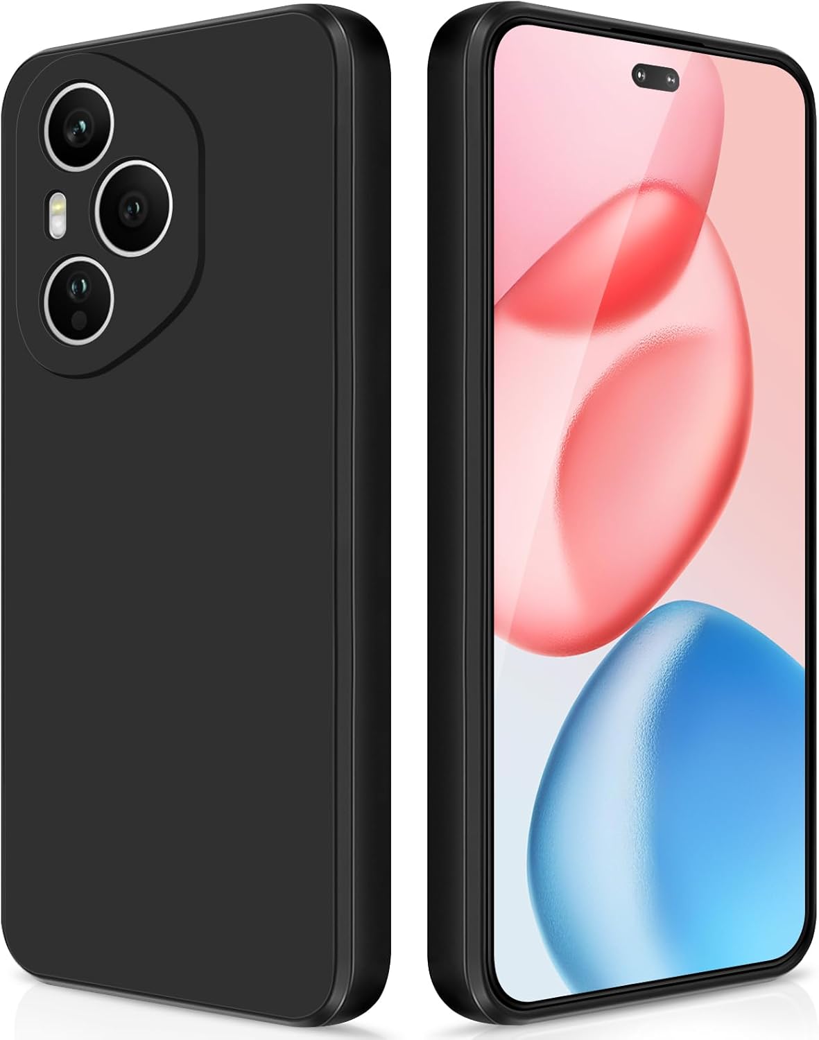 Husa Soft Touch, slim, ALC Mobile, anti soc, compatibila cu Honor 400 PRO, Negru Tpu - imagine 4