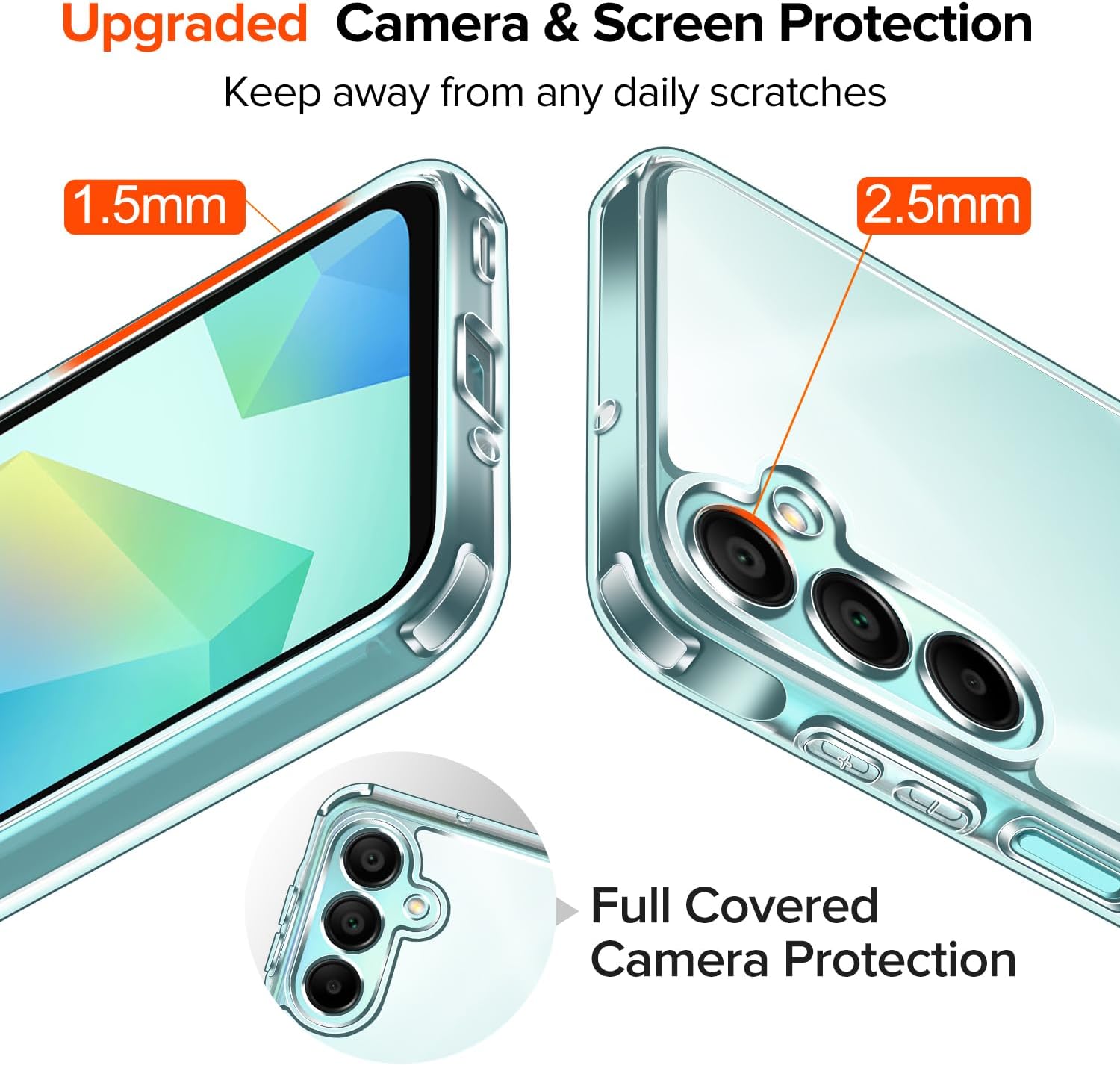 Husa Anti soc, transparenta compatibila cu Samsung Galaxy A16 5G - imagine 4