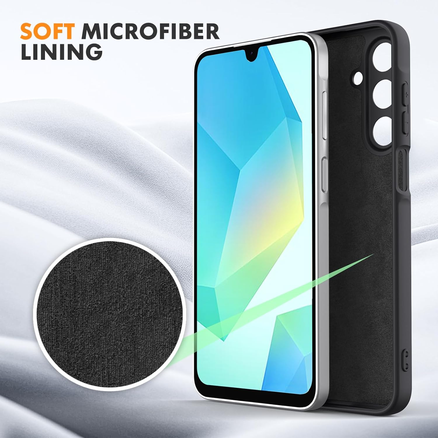 Husa Soft Touch, slim, ALC Mobile, anti soc, compatibila cu Samsung Galaxy S25, Negru Tpu - imagine 4