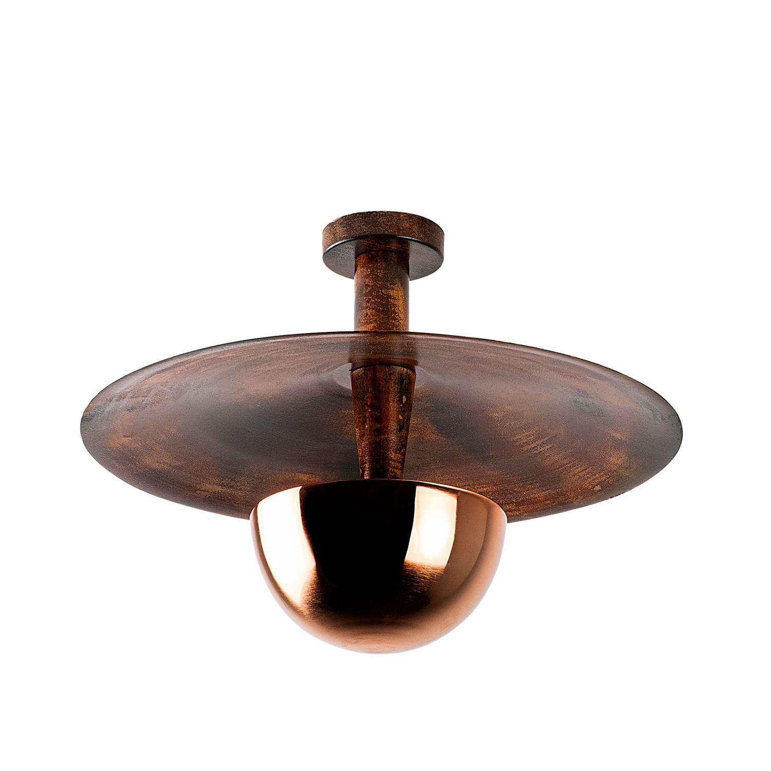Candelabru, Opviq, metal, cupru, 48x35 cm