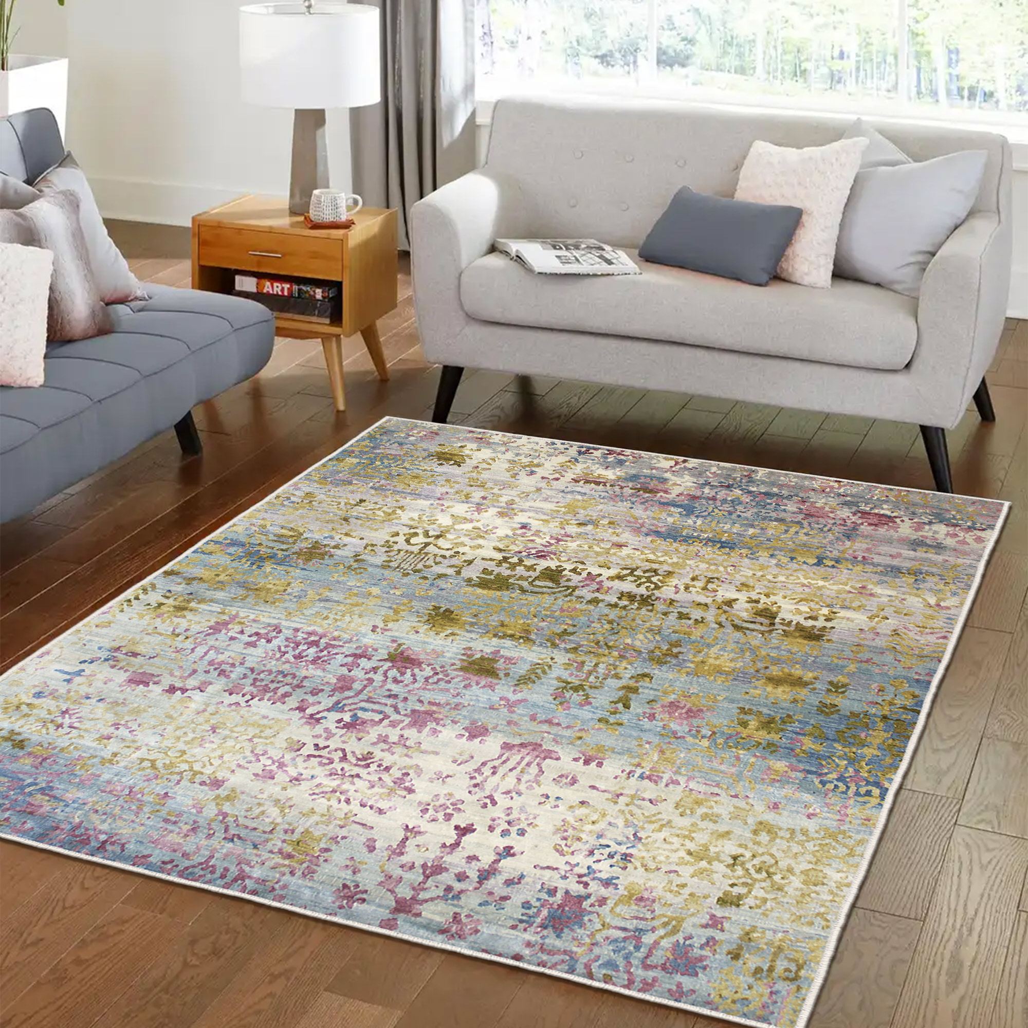 Covor, Conceptum Hypnose, catifea, multicolor, 160x230 cm, antiderapant, 599HFT2585 - 1 | YEO