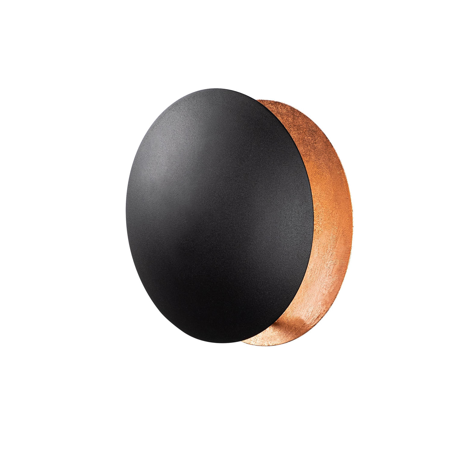 Aplica, Opviq, metal, negru cupru, 25x25x16 cm