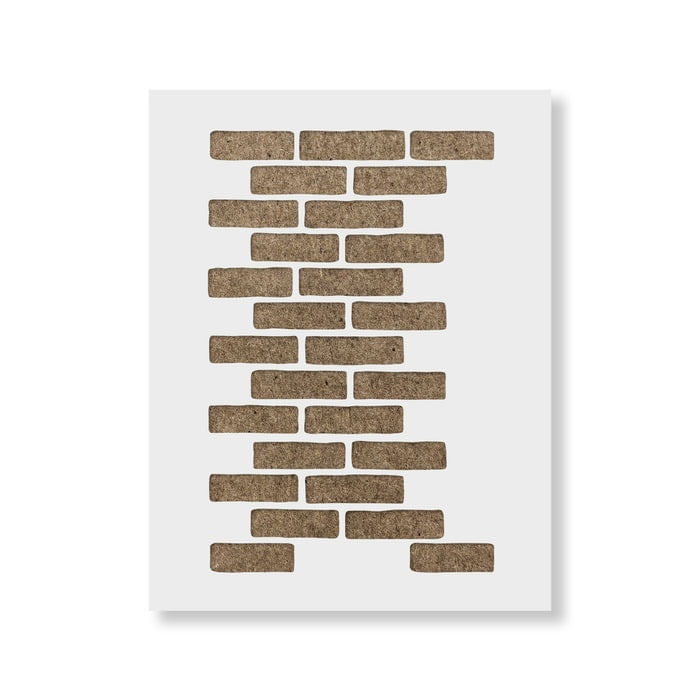 Sablon Perete vopsire, tencuiala 900x600x0.7mm Brick Refolosibil, model MXSP7067