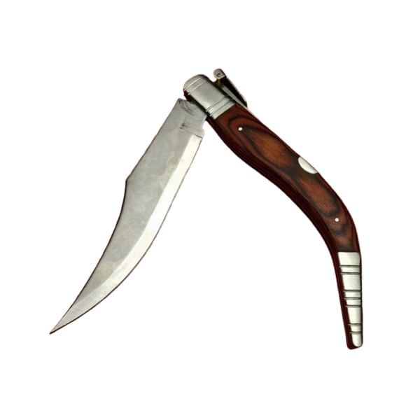 Briceag de vanatoare cricket, lama otel inoxidabil, maro, 38 cm